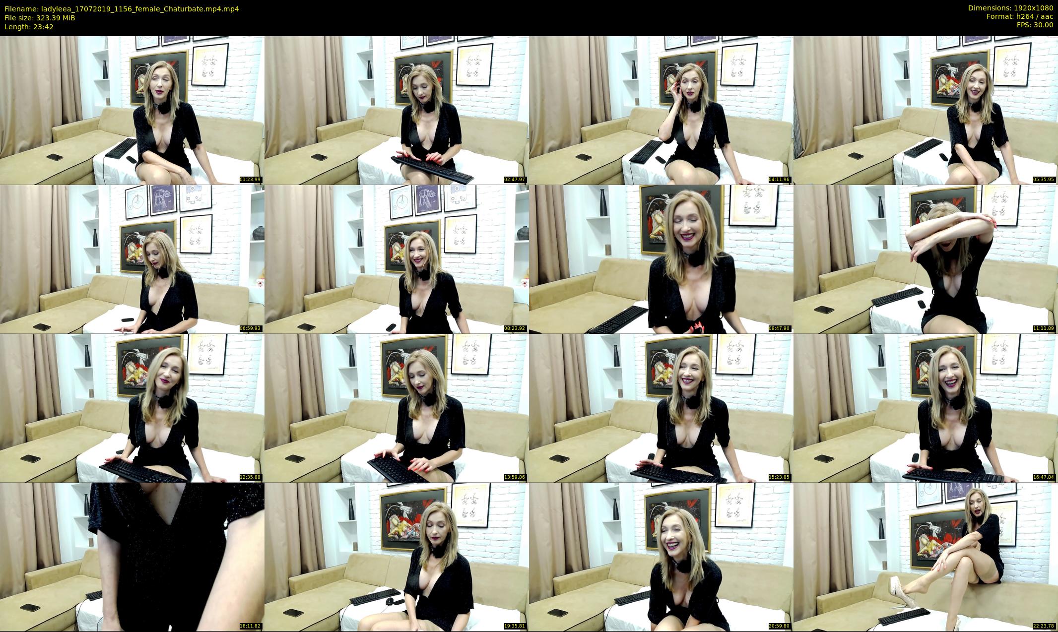 ladyleea — 24 minute Chaturbate female cam show recording, 1080p, Jul 17, 2019