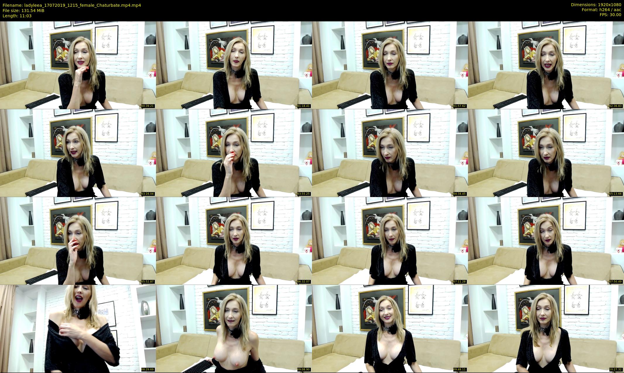 ladyleea — 12 minute Chaturbate female cam show recording, 1080p, Jul 17, 2019