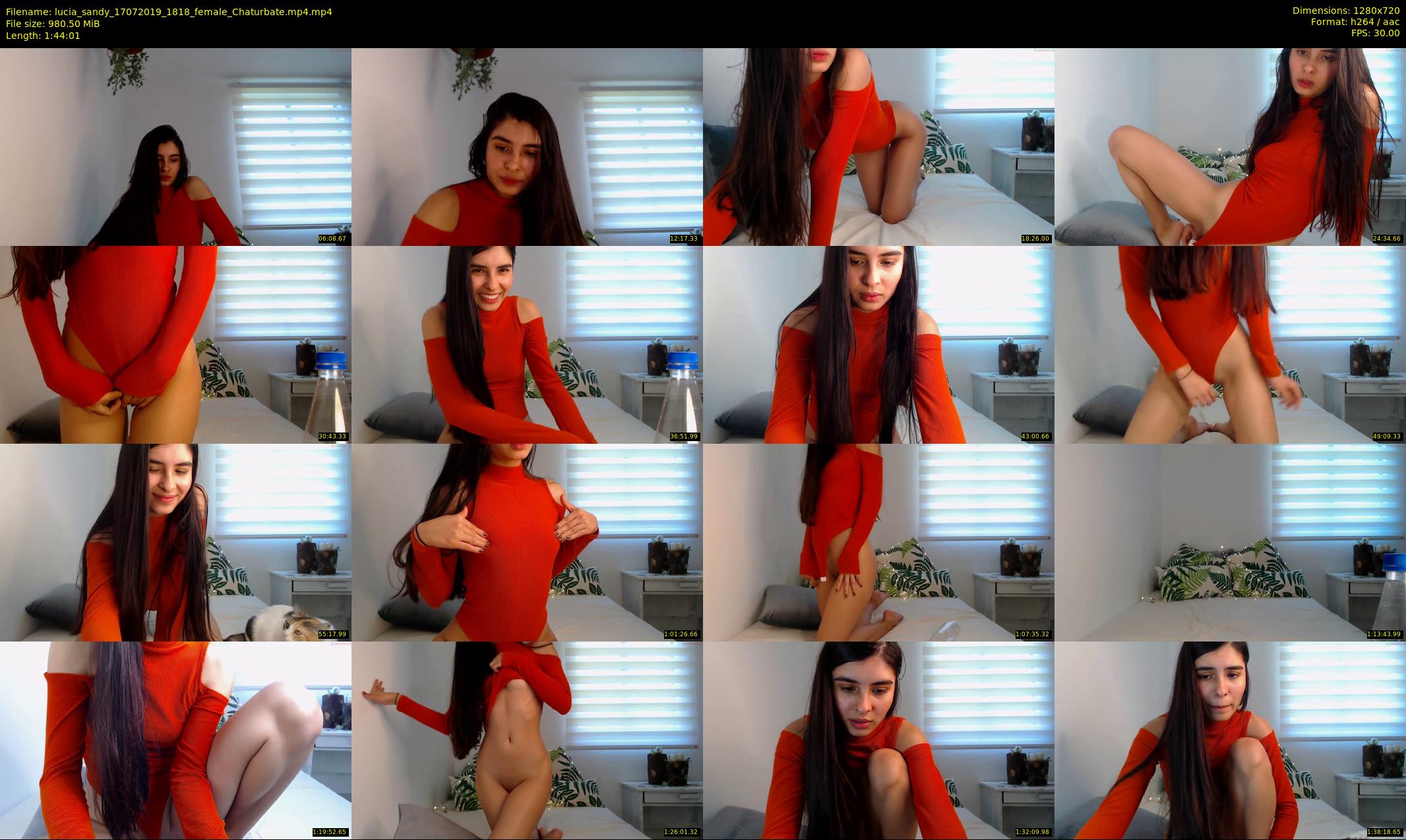 lucia_sandy — 105 minute Chaturbate female cam show recording, 720p, Jul 17, 2019