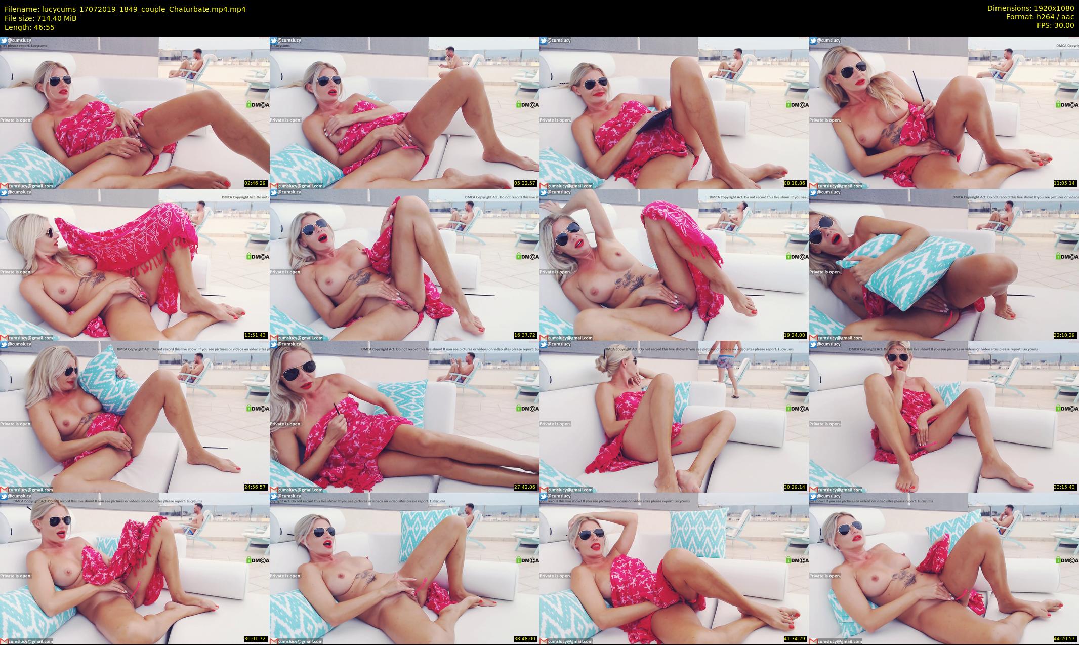 lucycums — 47 minute Chaturbate couple cam show recording, 1080p, Jul 17, 2019