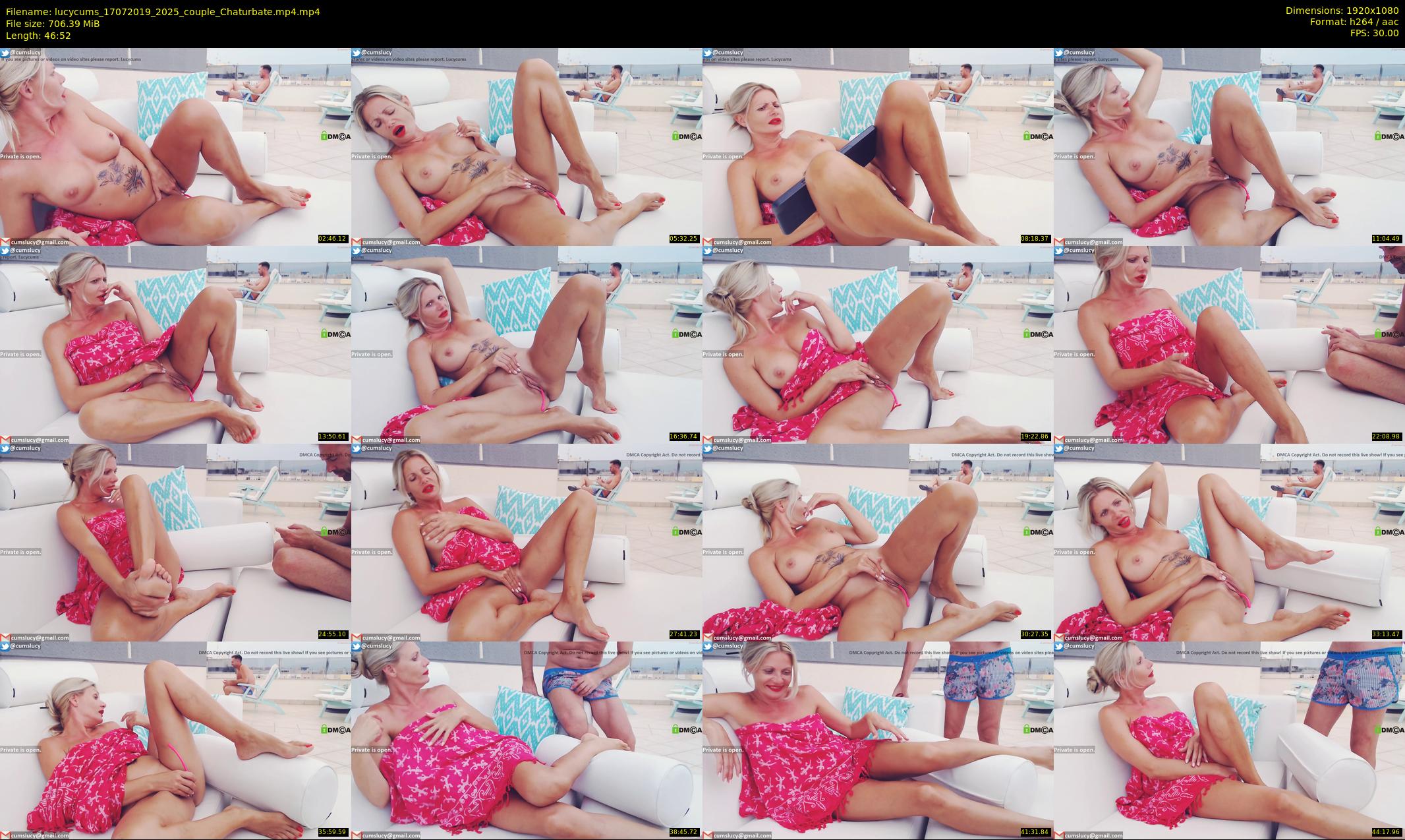 lucycums — 47 minute Chaturbate couple cam show recording, 1080p, Jul 17, 2019