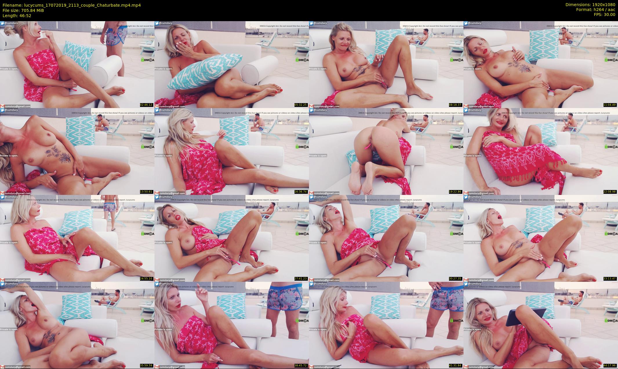 lucycums — 47 minute Chaturbate couple cam show recording, 1080p, Jul 17, 2019