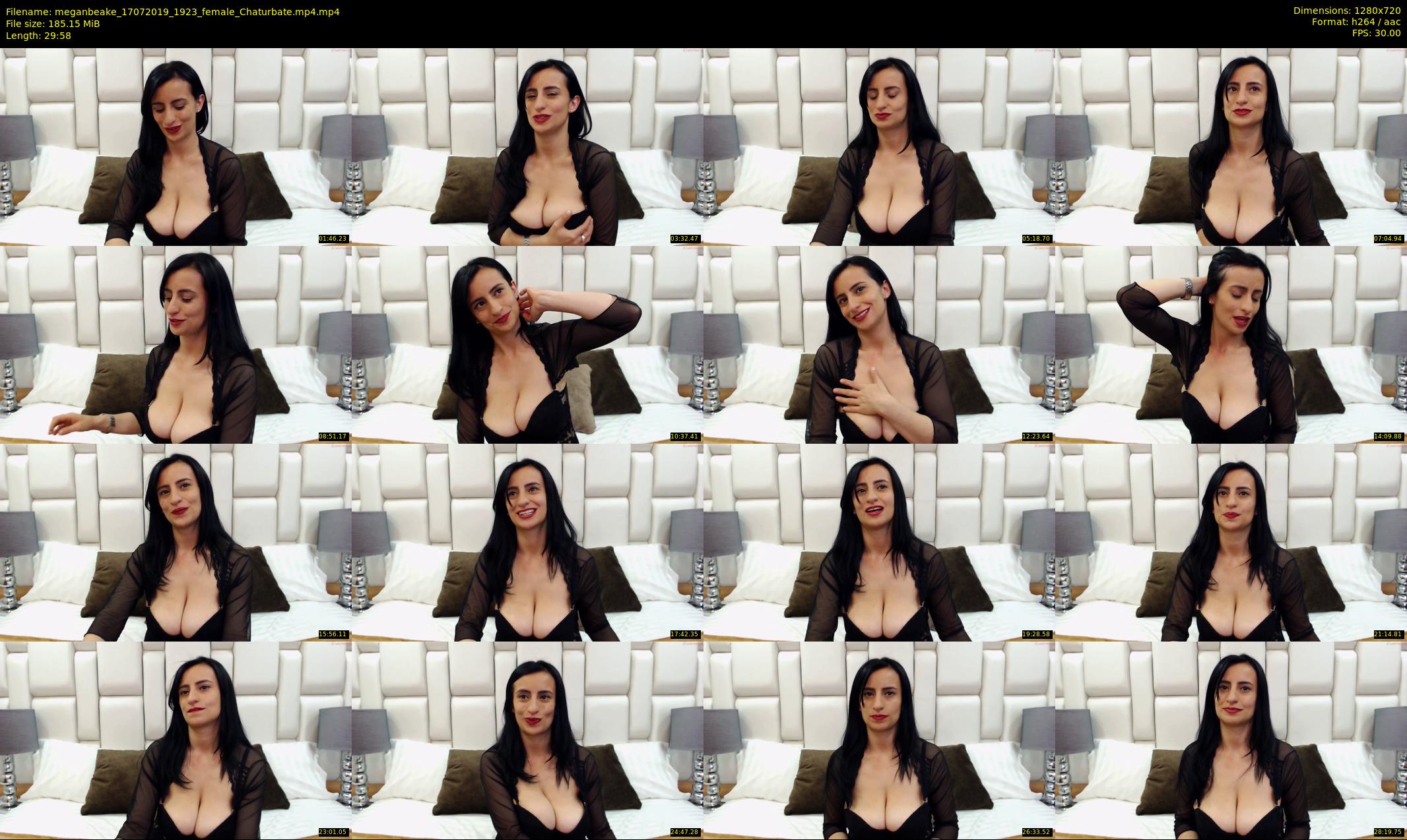 meganbeake — 30 minute Chaturbate female cam show recording, 720p, Jul 17, 2019