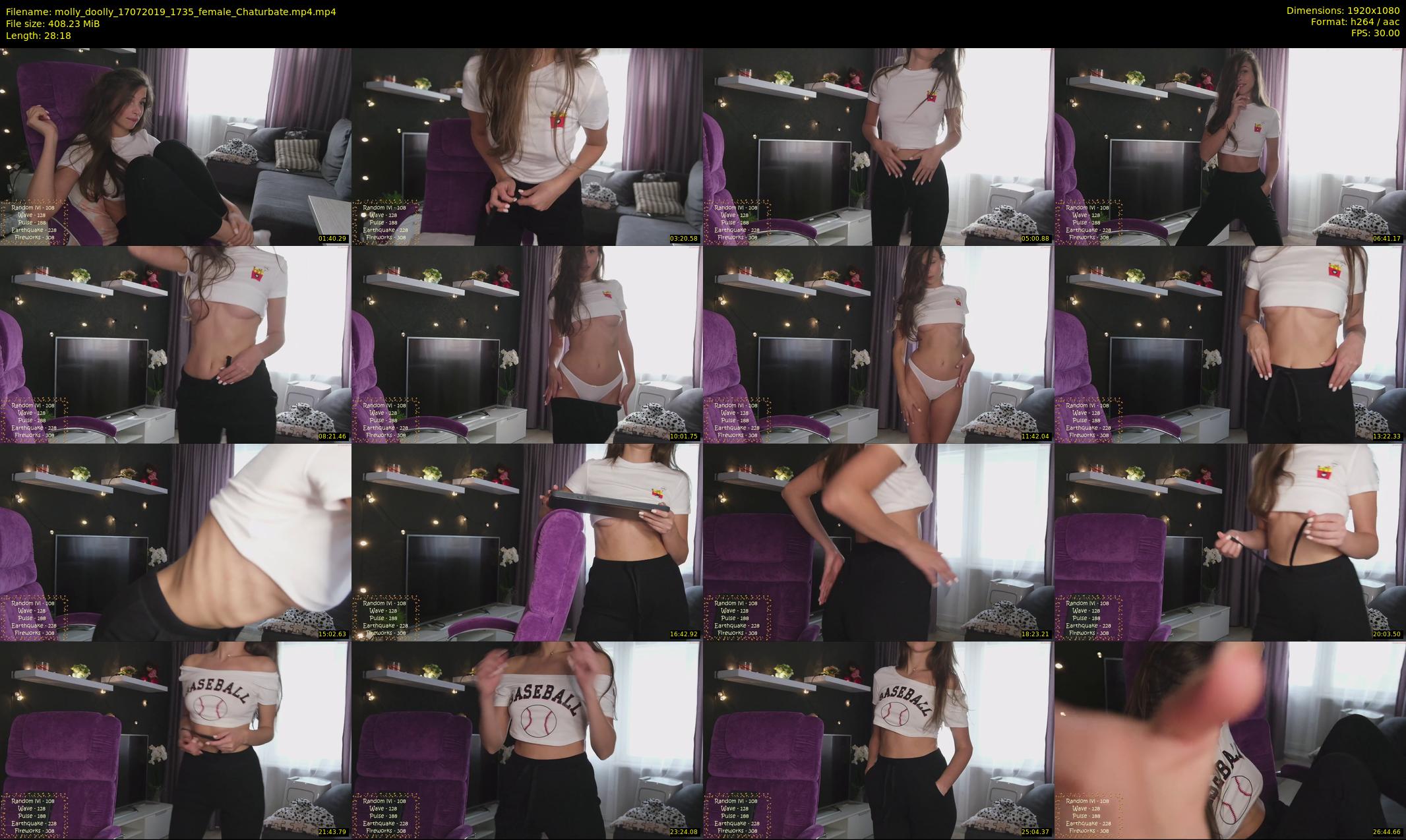 molly_doolly — 29 minute Chaturbate female cam show recording, 1080p, Jul 17, 2019