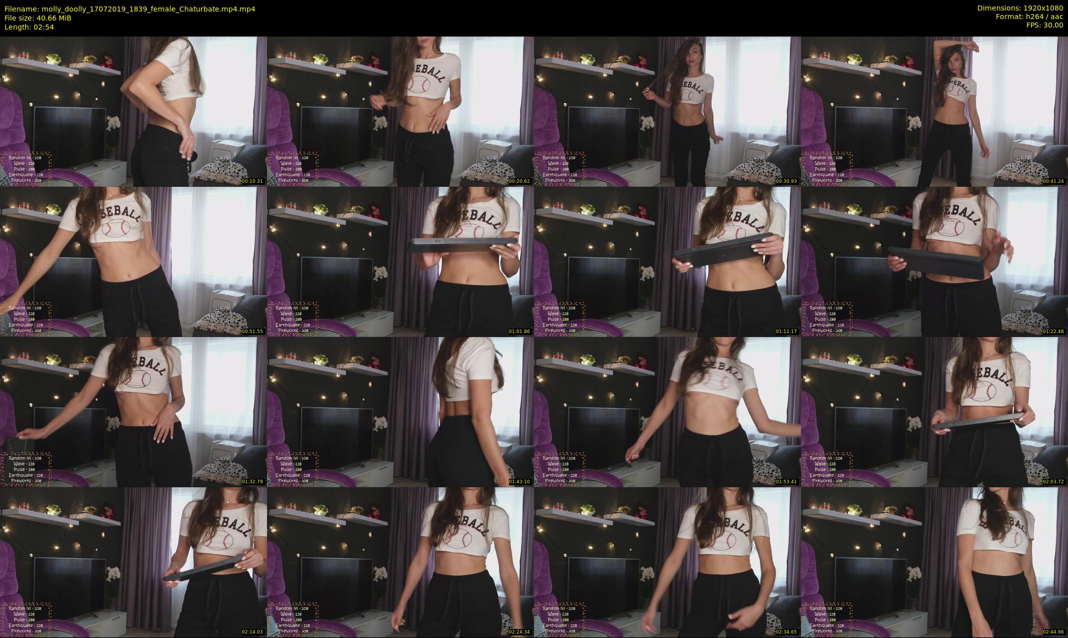 molly_doolly — 3 minute Chaturbate female cam show recording, 1080p, Jul 17, 2019