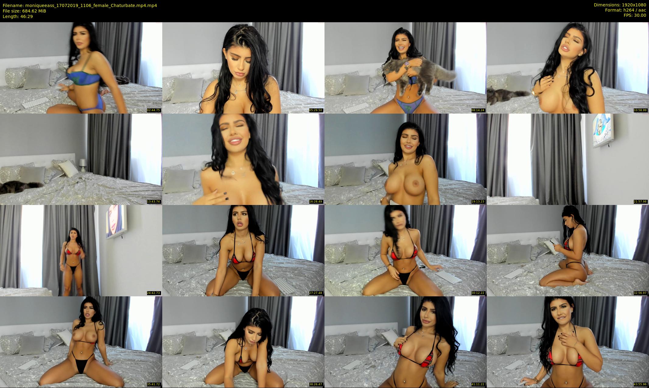 moniqueeass — 47 minute Chaturbate female cam show recording, 1080p, Jul 17, 2019
