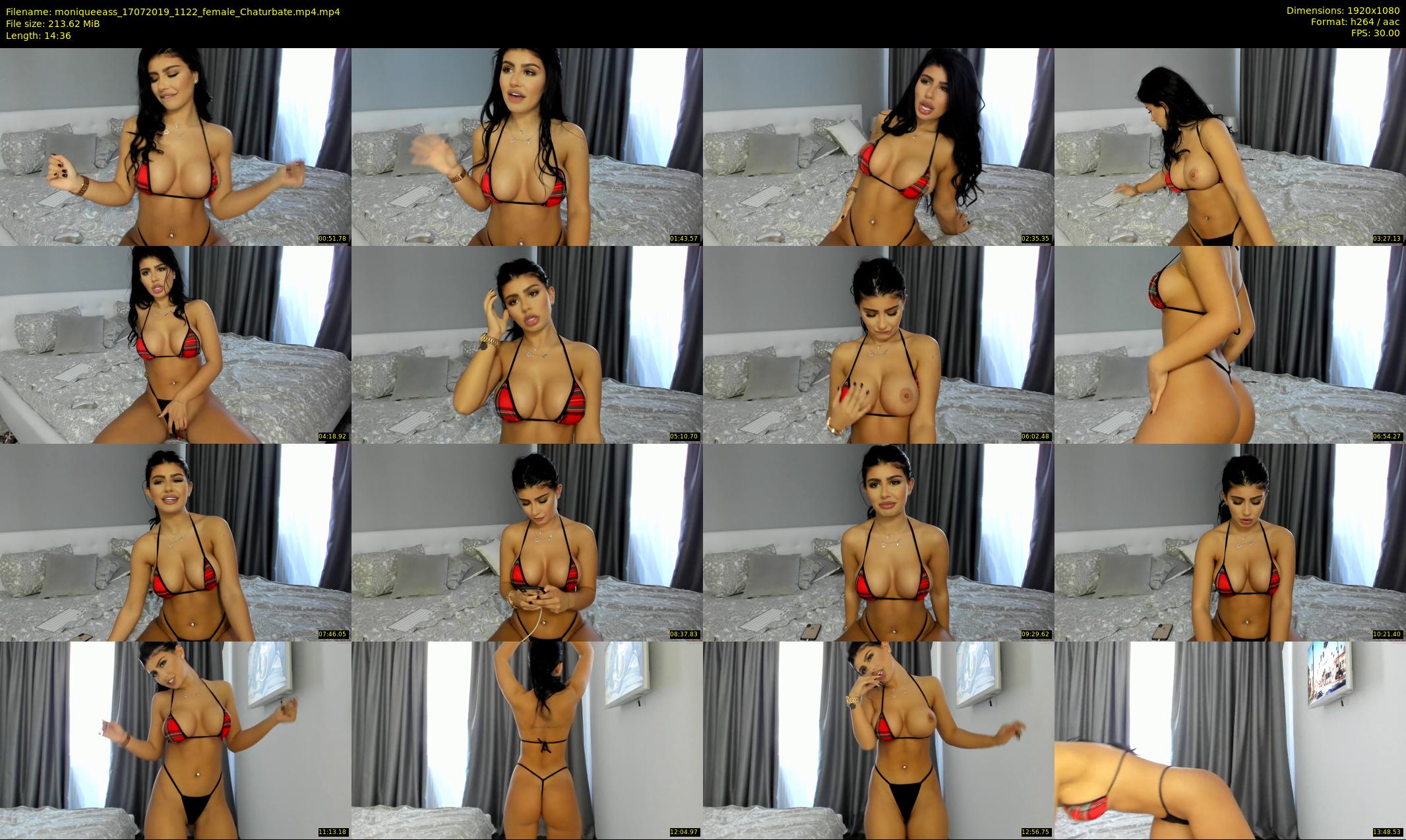 moniqueeass — 15 minute Chaturbate female cam show recording, 1080p, Jul 17, 2019