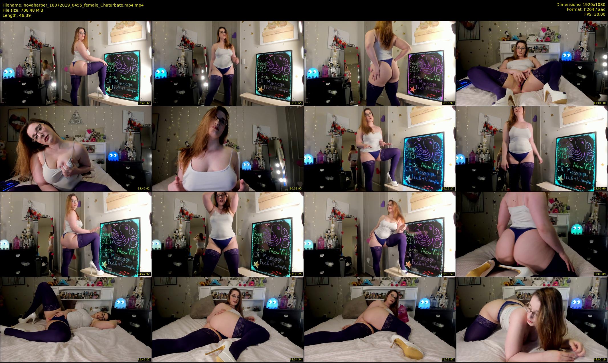 novaharper — 47 minute Chaturbate female cam show recording, 1080p, Jul 18, 2019