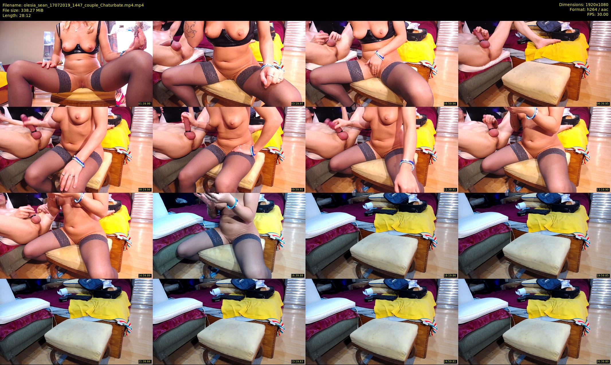 olesia_sean — 29 minute Chaturbate couple cam show recording, 1080p, Jul 17, 2019