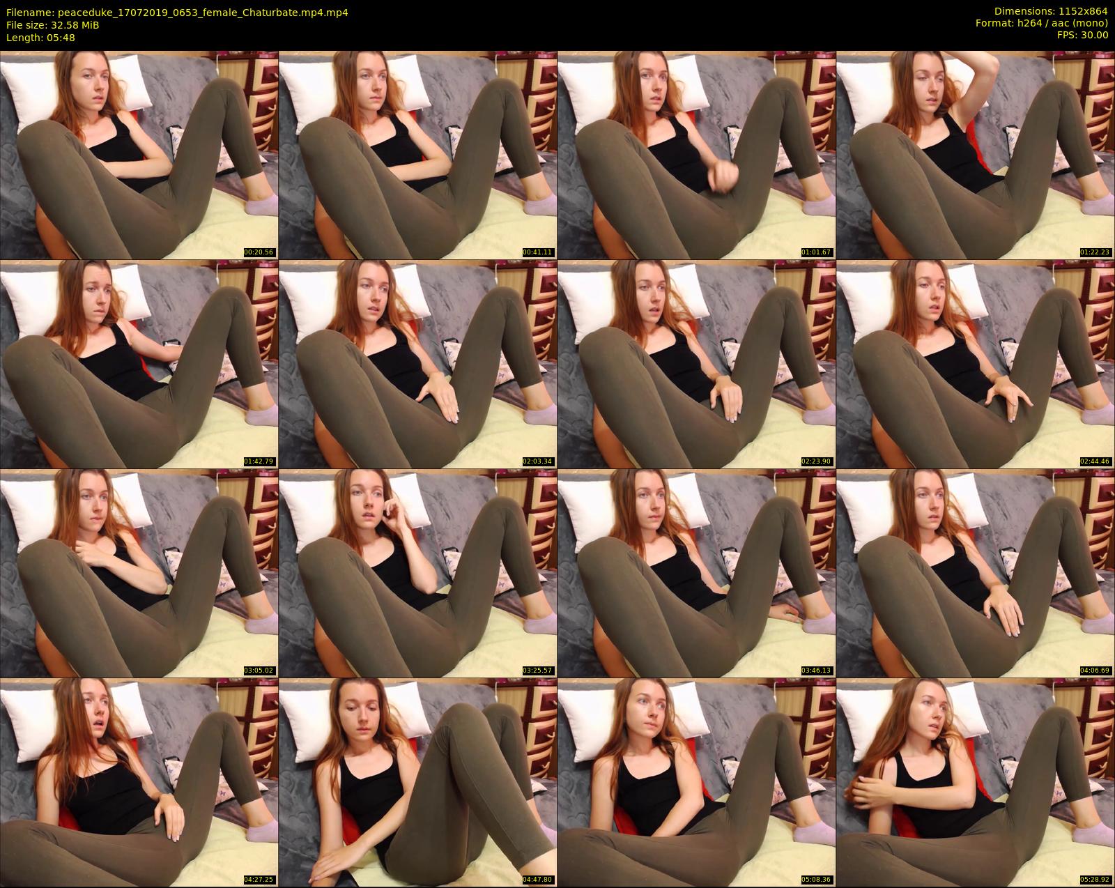 peaceduke — 6 minute Chaturbate female cam show recording, 720p, Jul 17, 2019