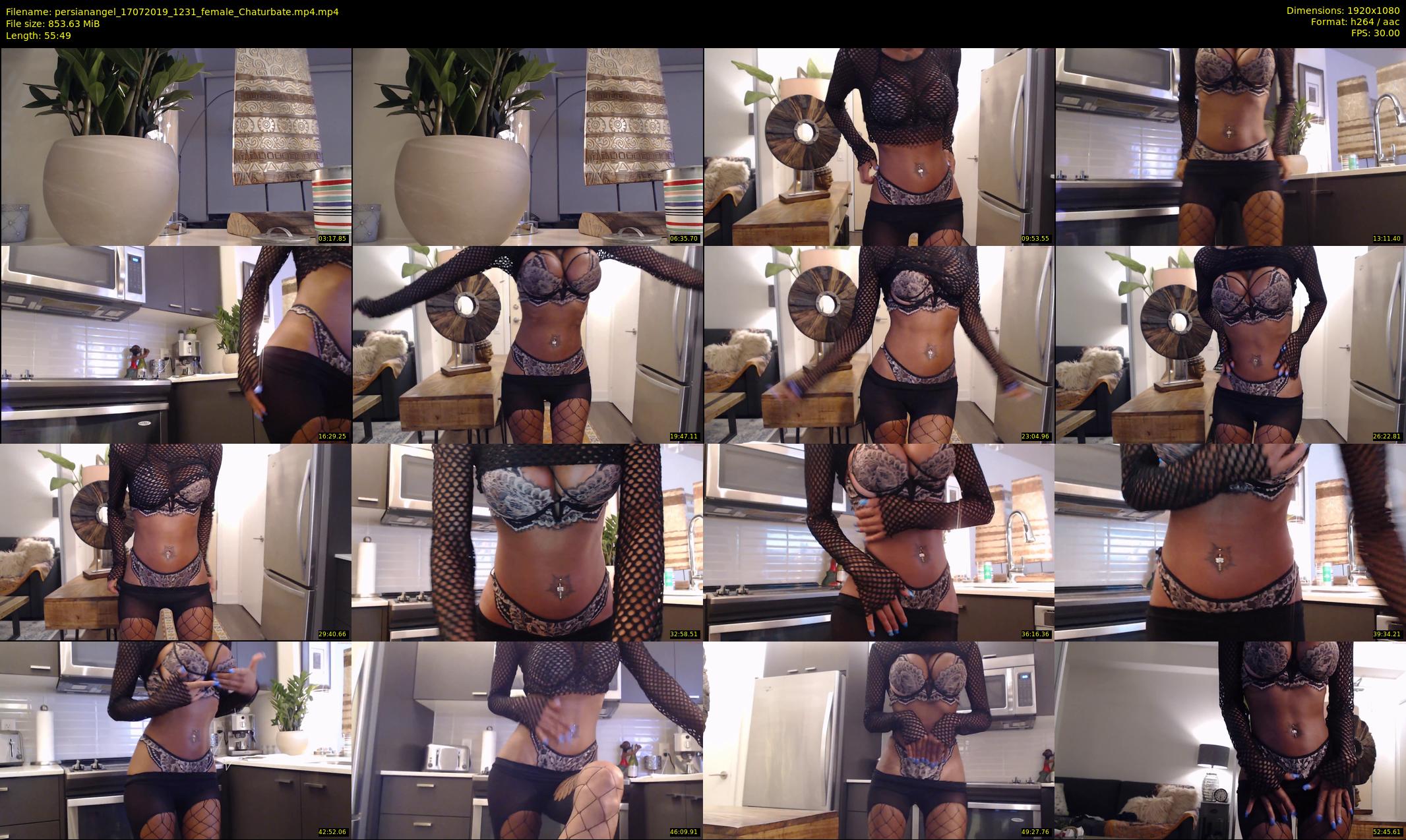 persianangel — 56 minute Chaturbate female cam show recording, 1080p, Jul 17, 2019