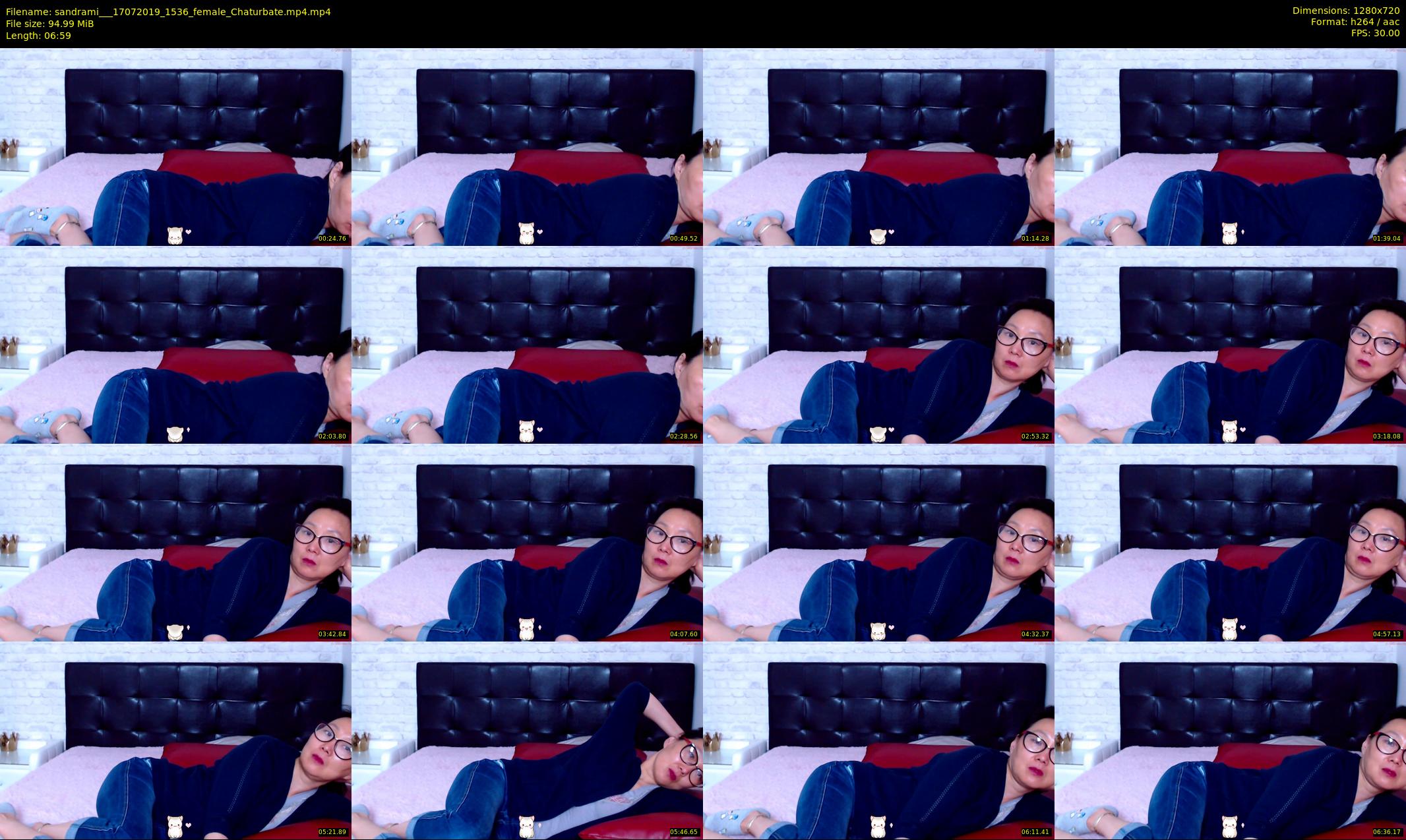 sandrami__ — 7 minute Chaturbate female cam show recording, 720p, Jul 17, 2019