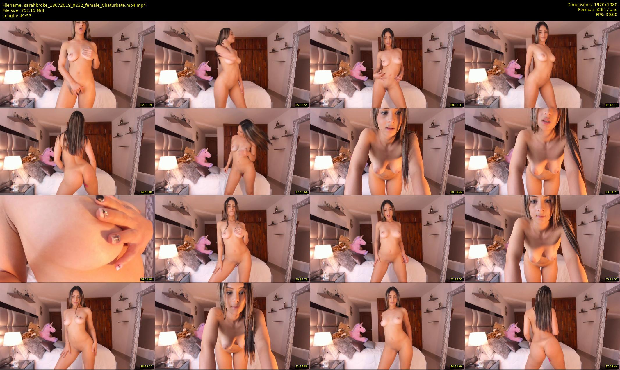 sarahbroke — 50 minute Chaturbate female cam show recording, 1080p, Jul 18, 2019