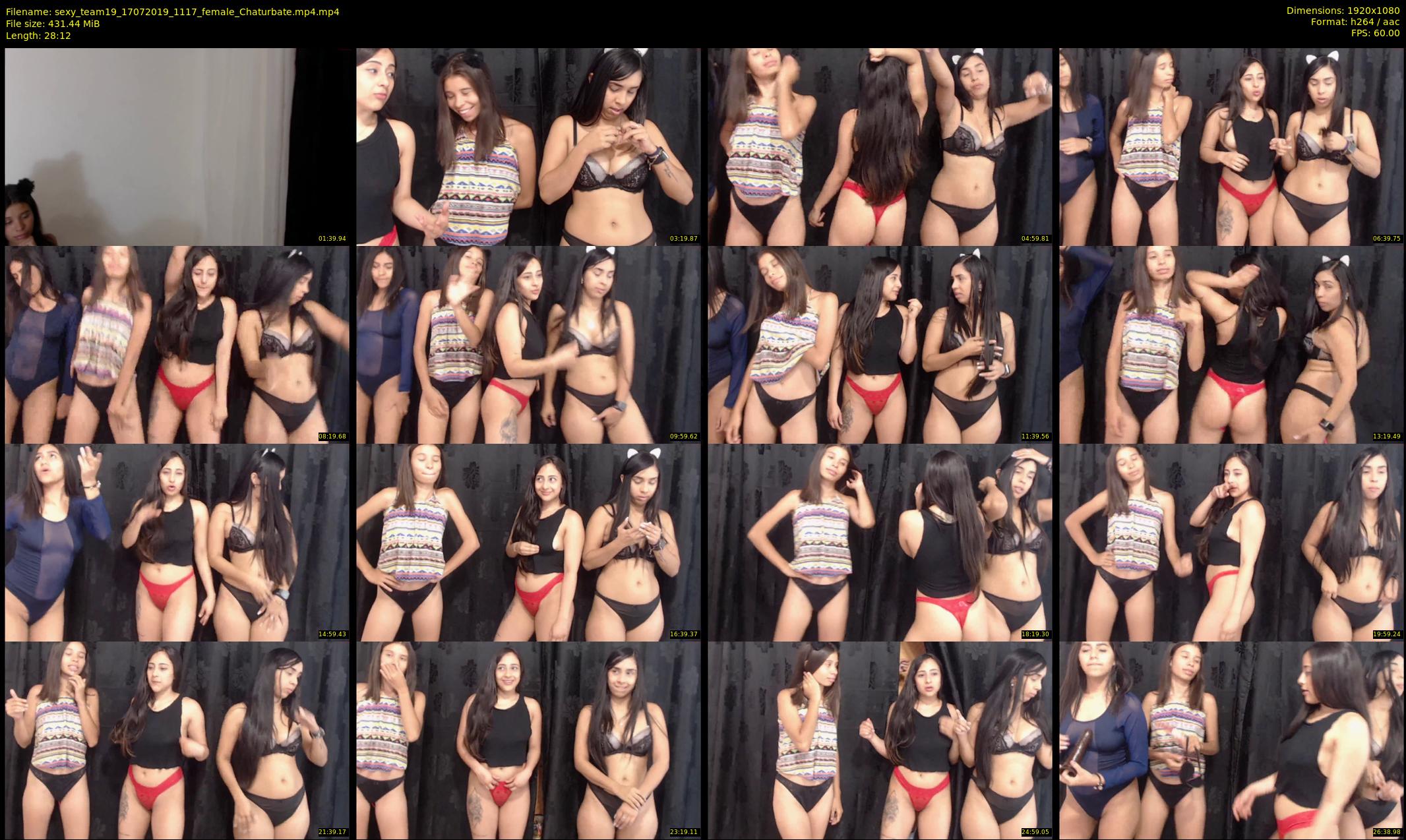 sexy_team19 — 29 minute Chaturbate female cam show recording, 1080p, Jul 17, 2019