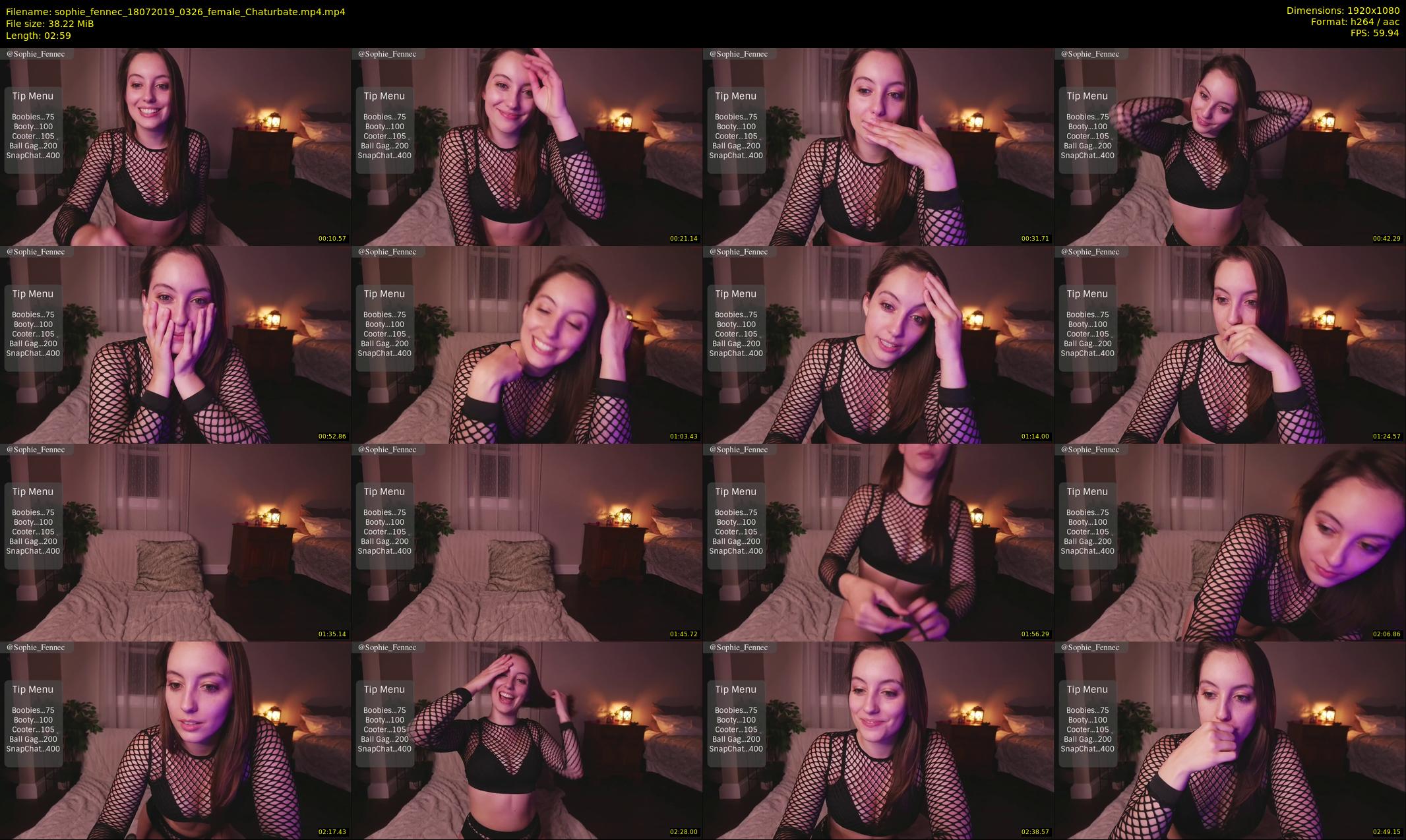 sophie_fennec — 3 minute Chaturbate female cam show recording, 1080p, Jul 18, 2019
