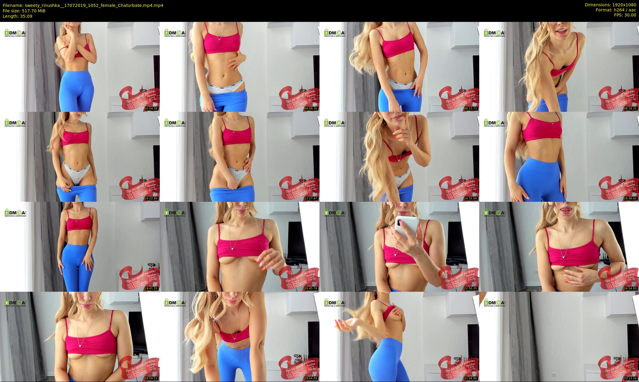 sweety_rinushka_ — 36 minute Chaturbate female cam show recording, 1080p, Jul 17, 2019