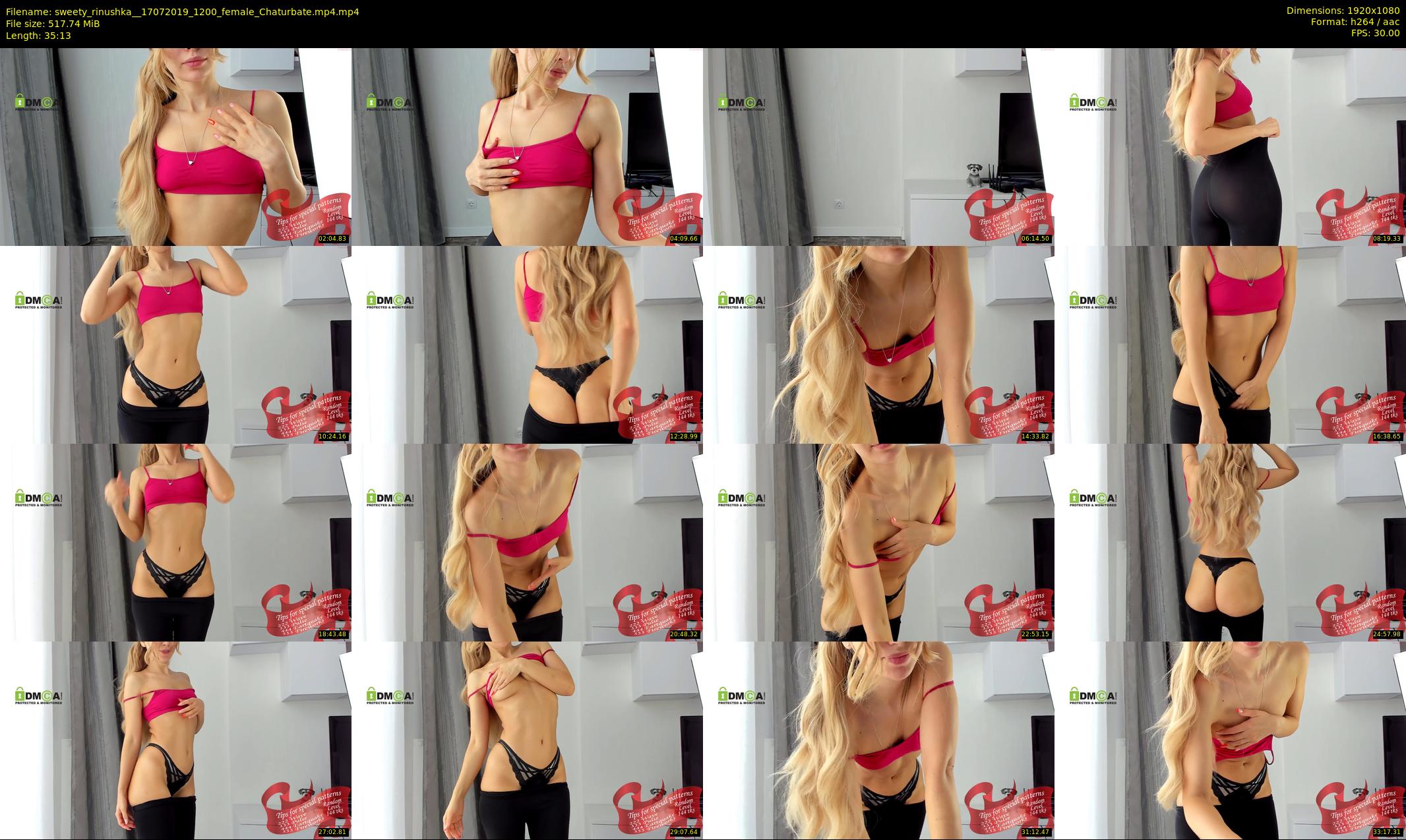 sweety_rinushka_ — 36 minute Chaturbate female cam show recording, 1080p, Jul 17, 2019