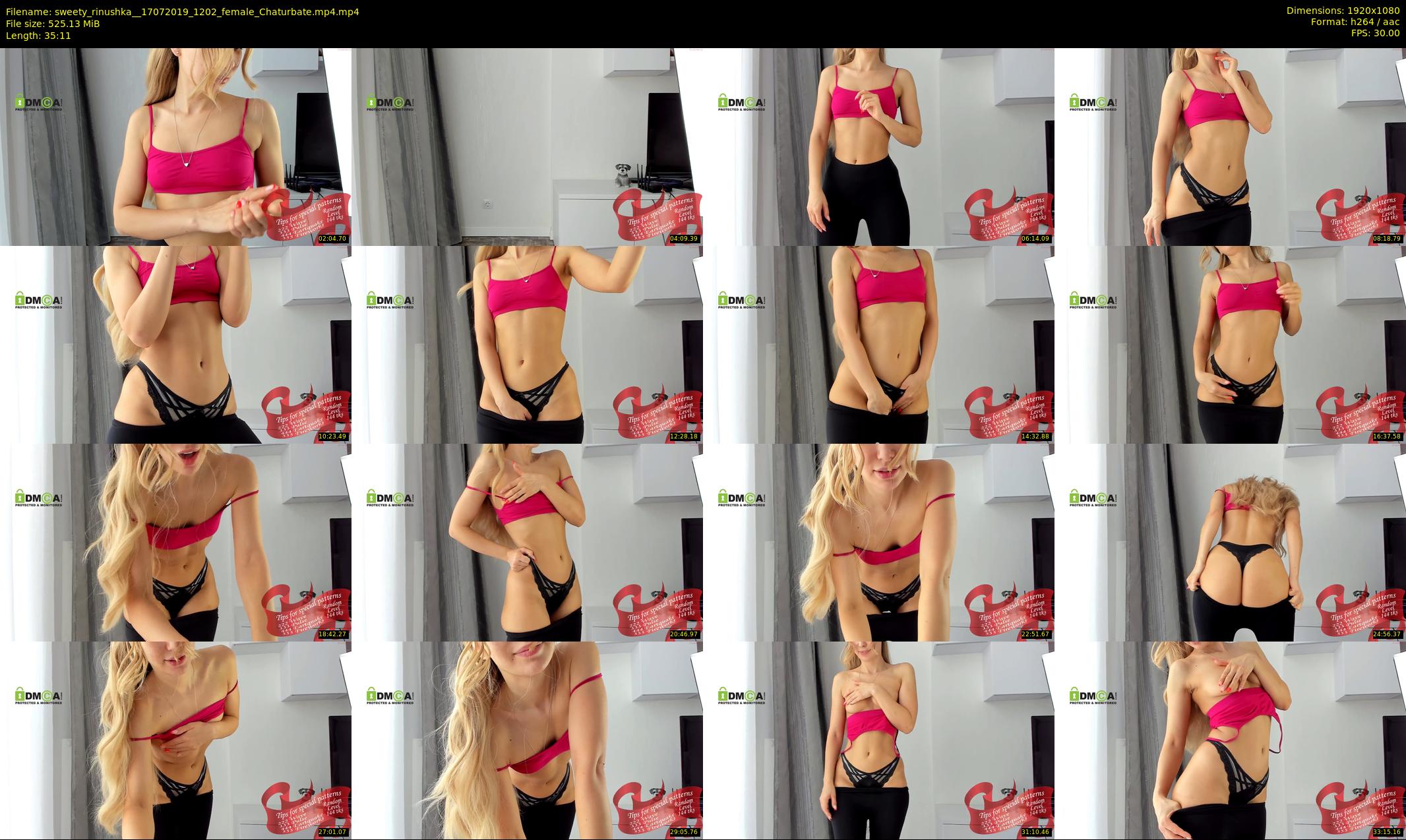 sweety_rinushka_ — 36 minute Chaturbate female cam show recording, 1080p, Jul 17, 2019