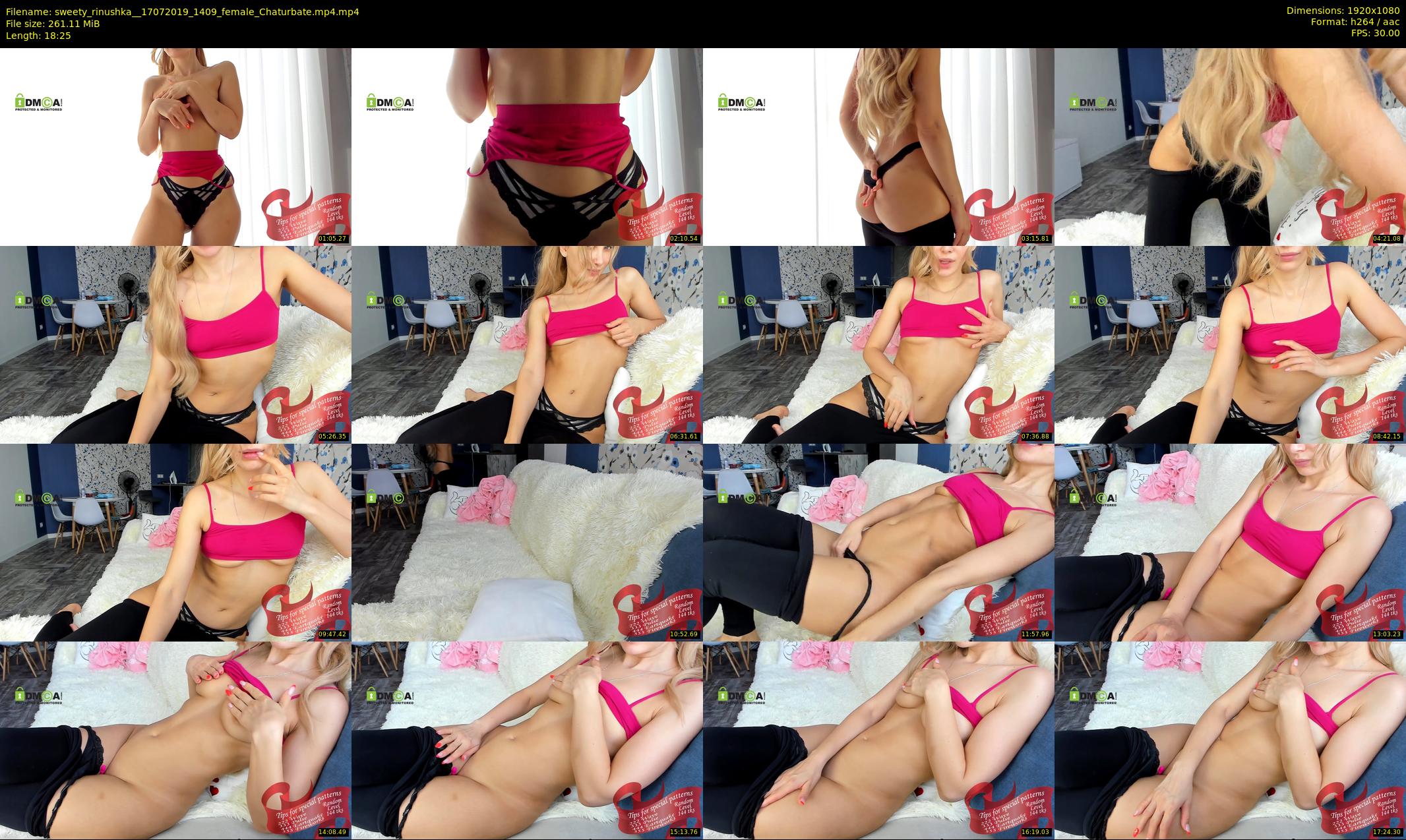 sweety_rinushka_ — 19 minute Chaturbate female cam show recording, 1080p, Jul 17, 2019
