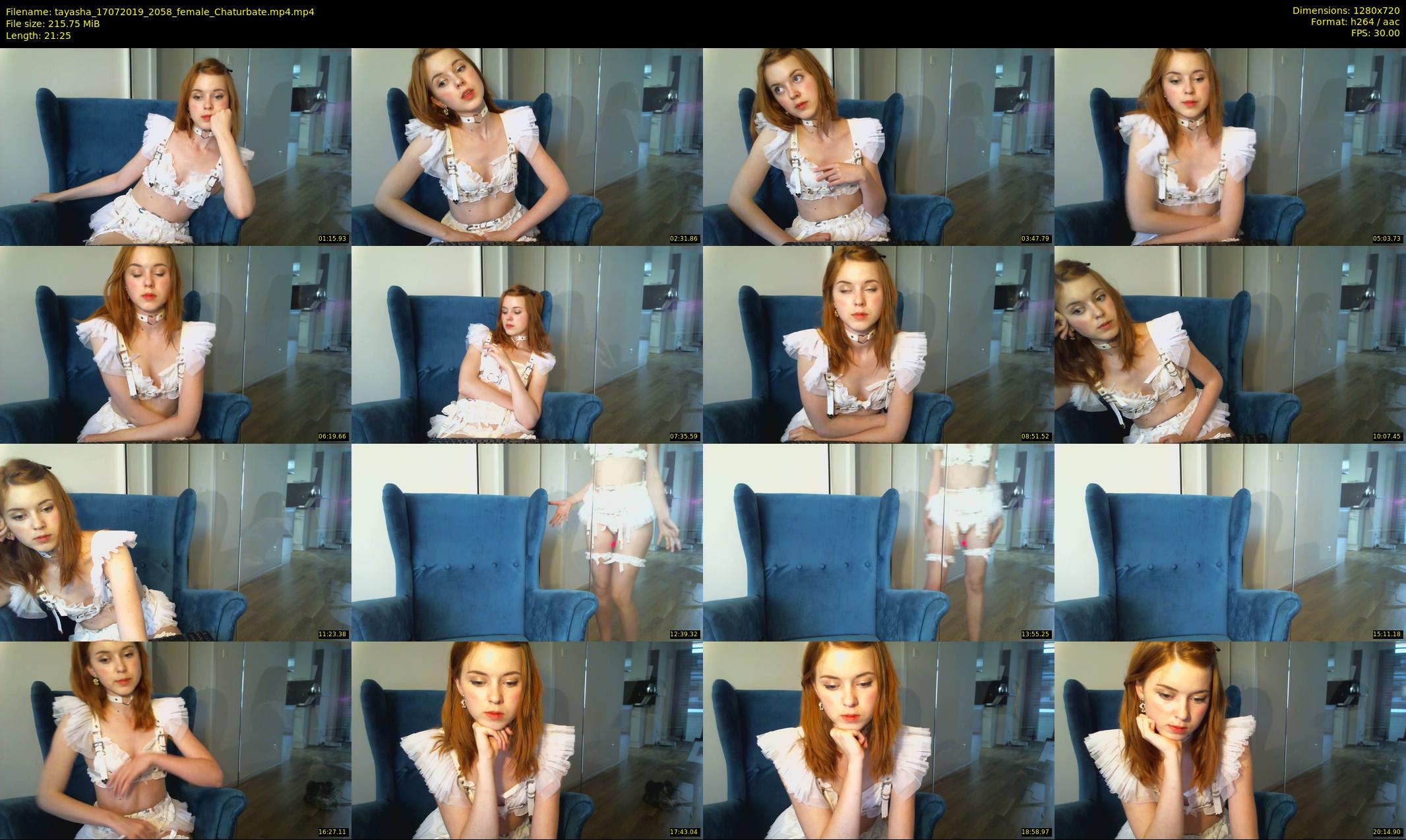 tayasha — 22 minute Chaturbate female cam show recording, 720p, Jul 17, 2019