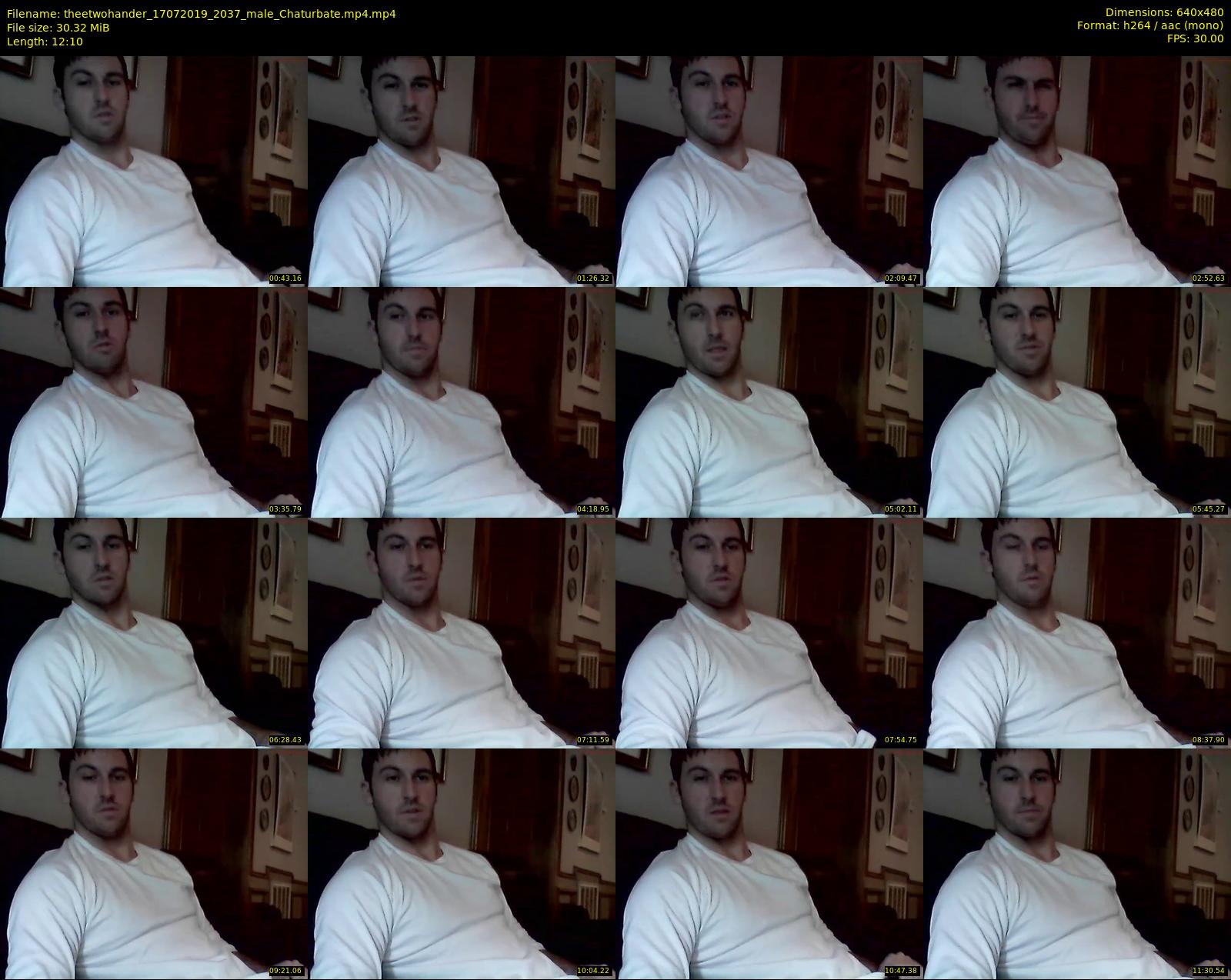 theetwohander — 13 minute Chaturbate male cam show recording, 480p, Jul 17, 2019