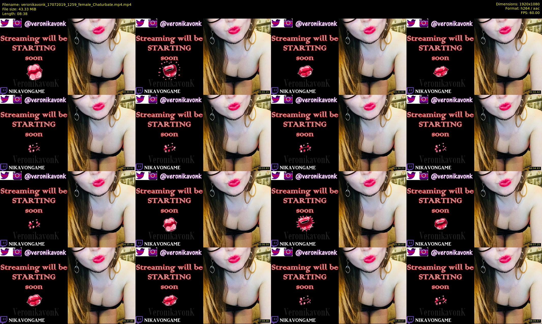 veronikavonk — 9 minute Chaturbate female cam show recording, 1080p, Jul 17, 2019