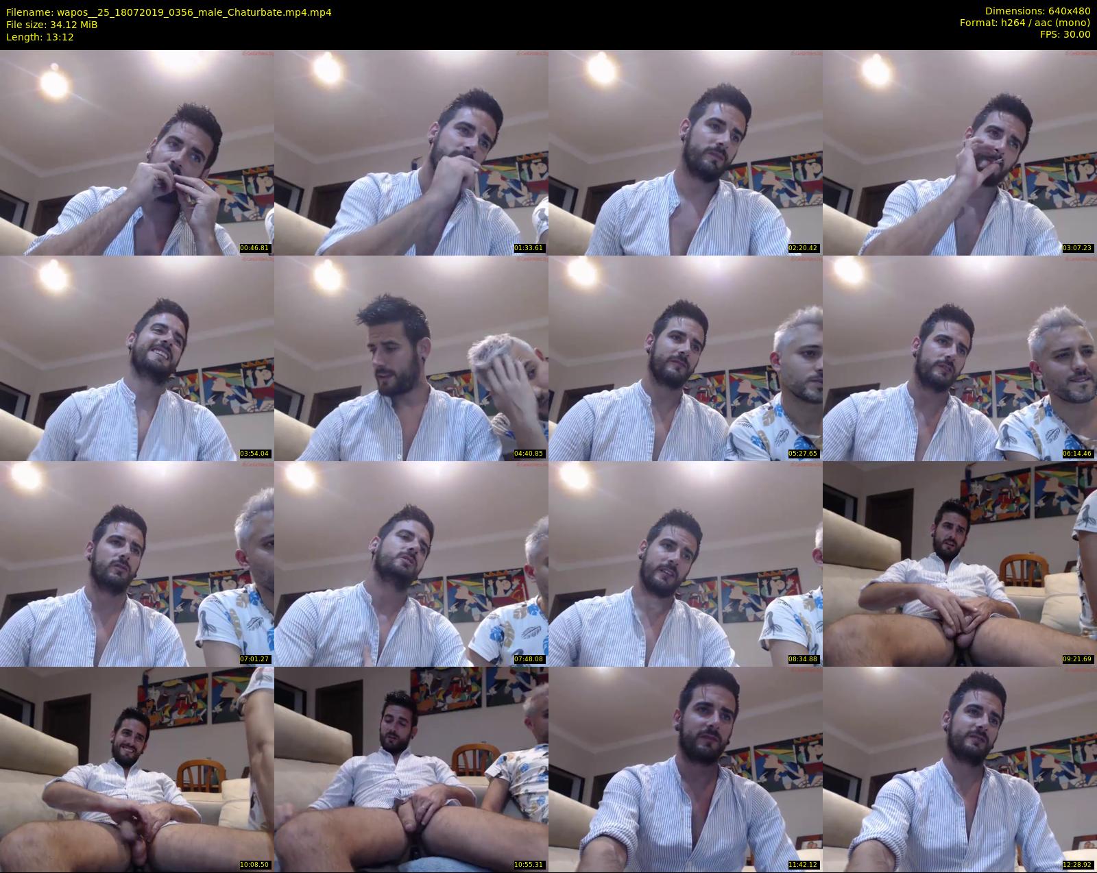 wapos__25 — 14 minute Chaturbate male cam show recording, 480p, Jul 18, 2019