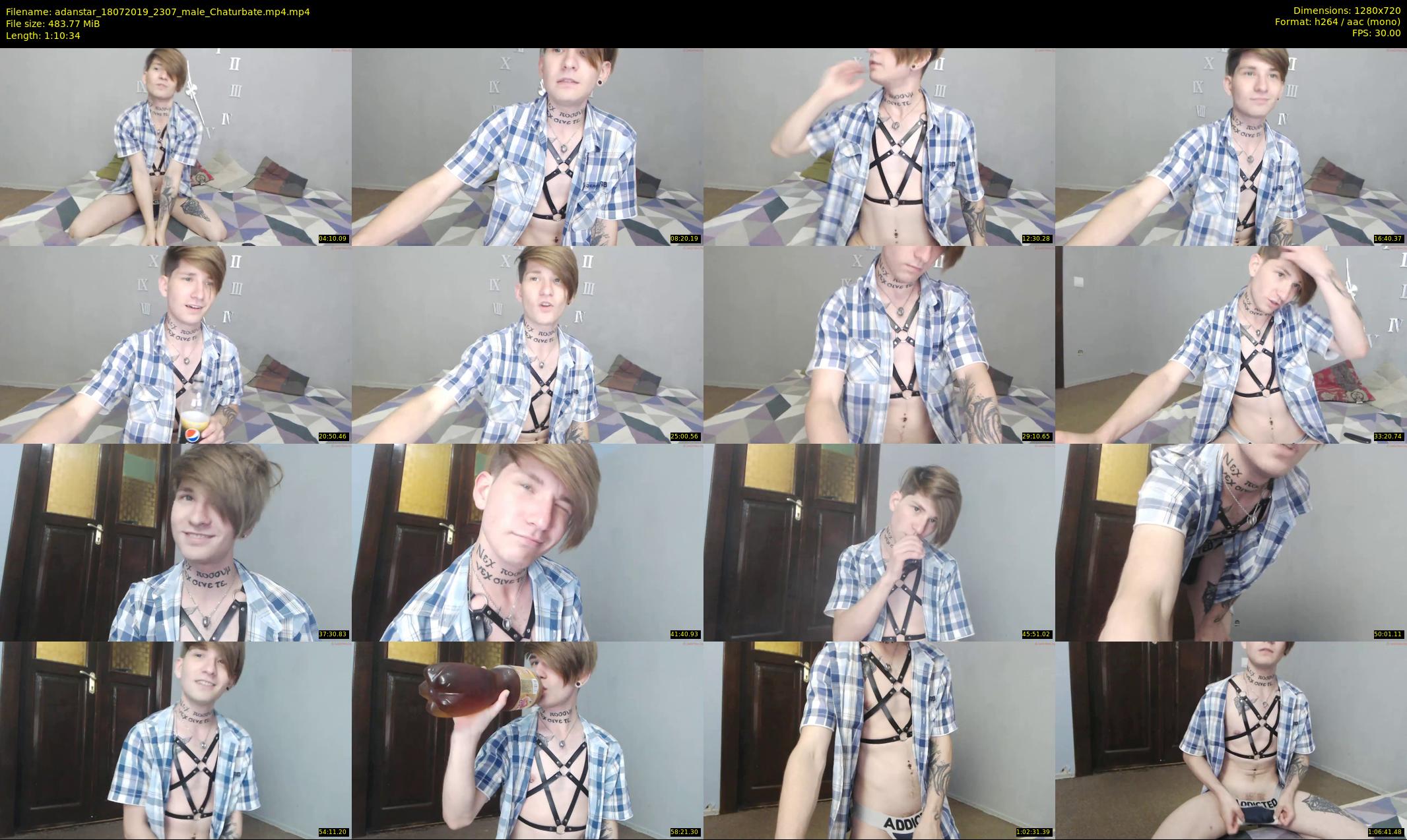 adanstar — 71 minute Chaturbate male cam show recording, 720p, Jul 18, 2019