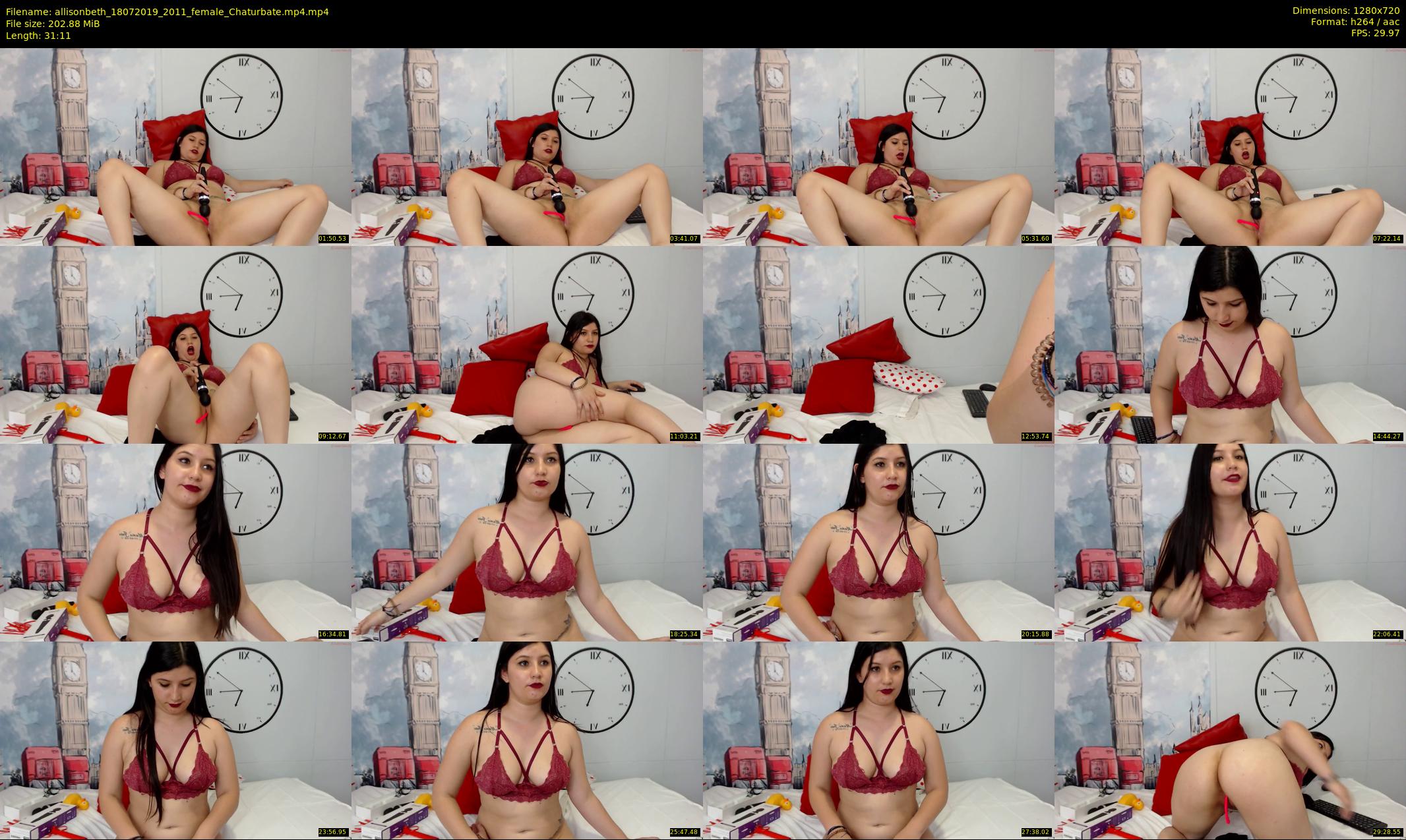 allisonbeth — 32 minute Chaturbate female cam show recording, 720p, Jul 18, 2019