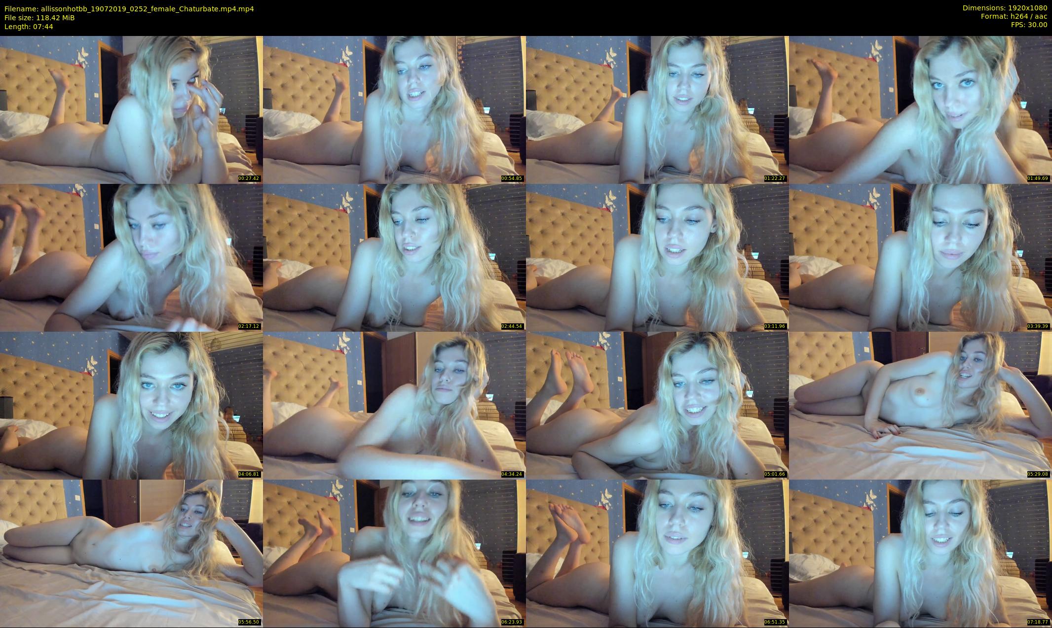 allissonhotbb — 8 minute Chaturbate female cam show recording, 1080p, Jul 19, 2019