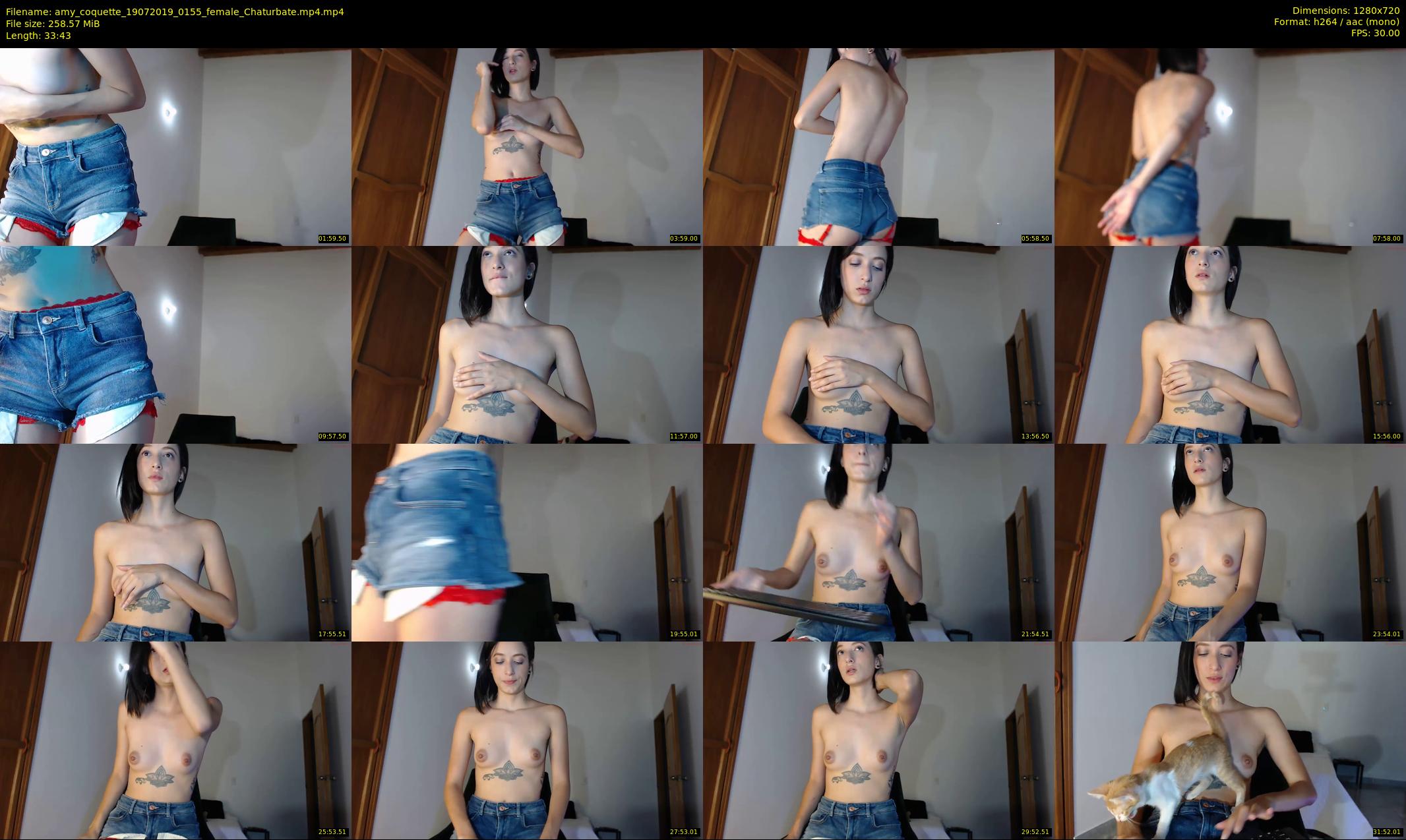 amy_coquette — 34 minute Chaturbate female cam show recording, 720p, Jul 19, 2019