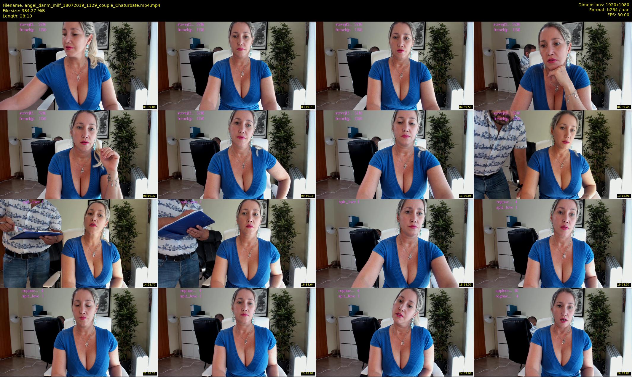 angel_danm_milf — 29 minute Chaturbate female cam show recording, 1080p, Jul 18, 2019