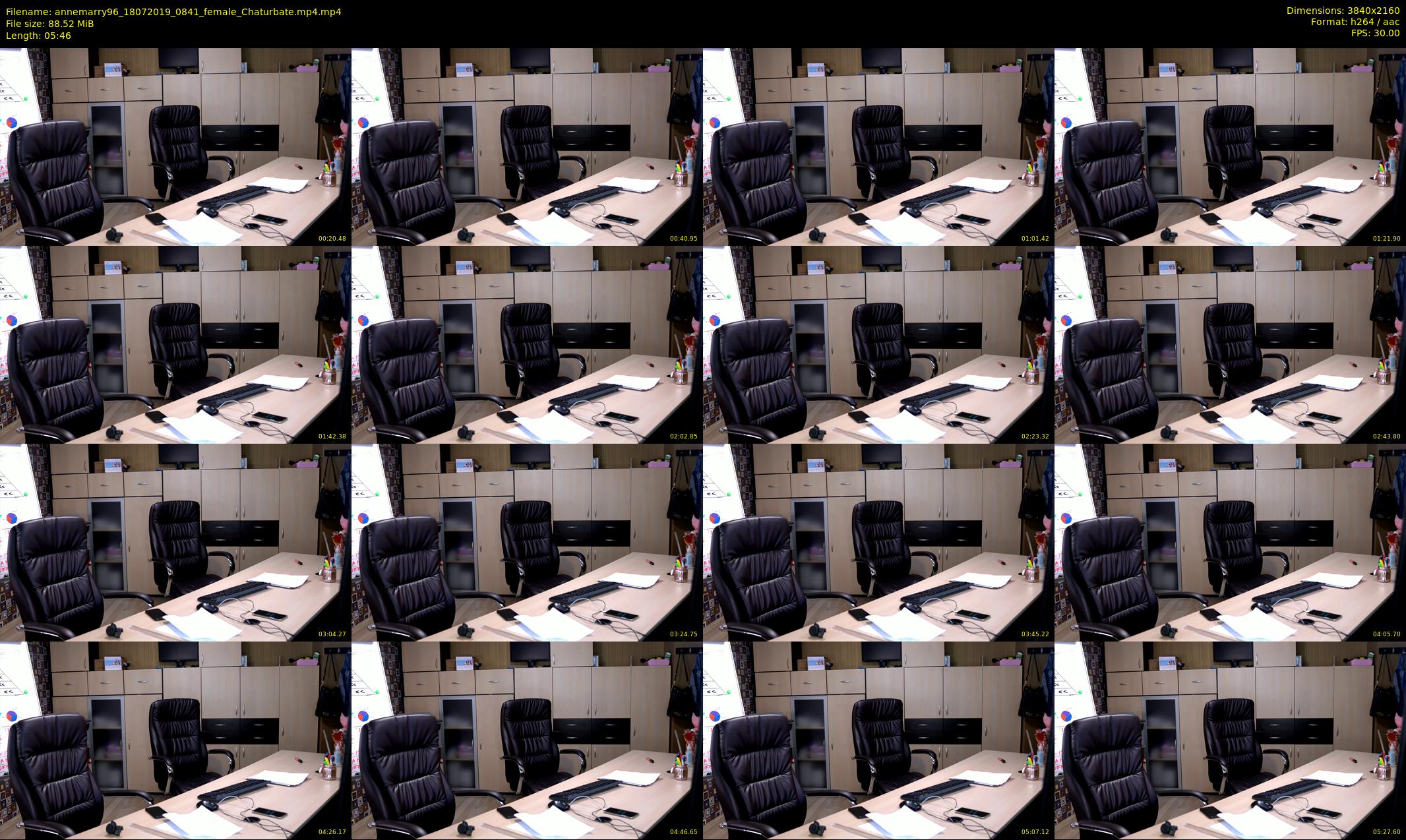 annemarry96 — 6 minute Chaturbate female cam show recording, 4K, Jul 18, 2019