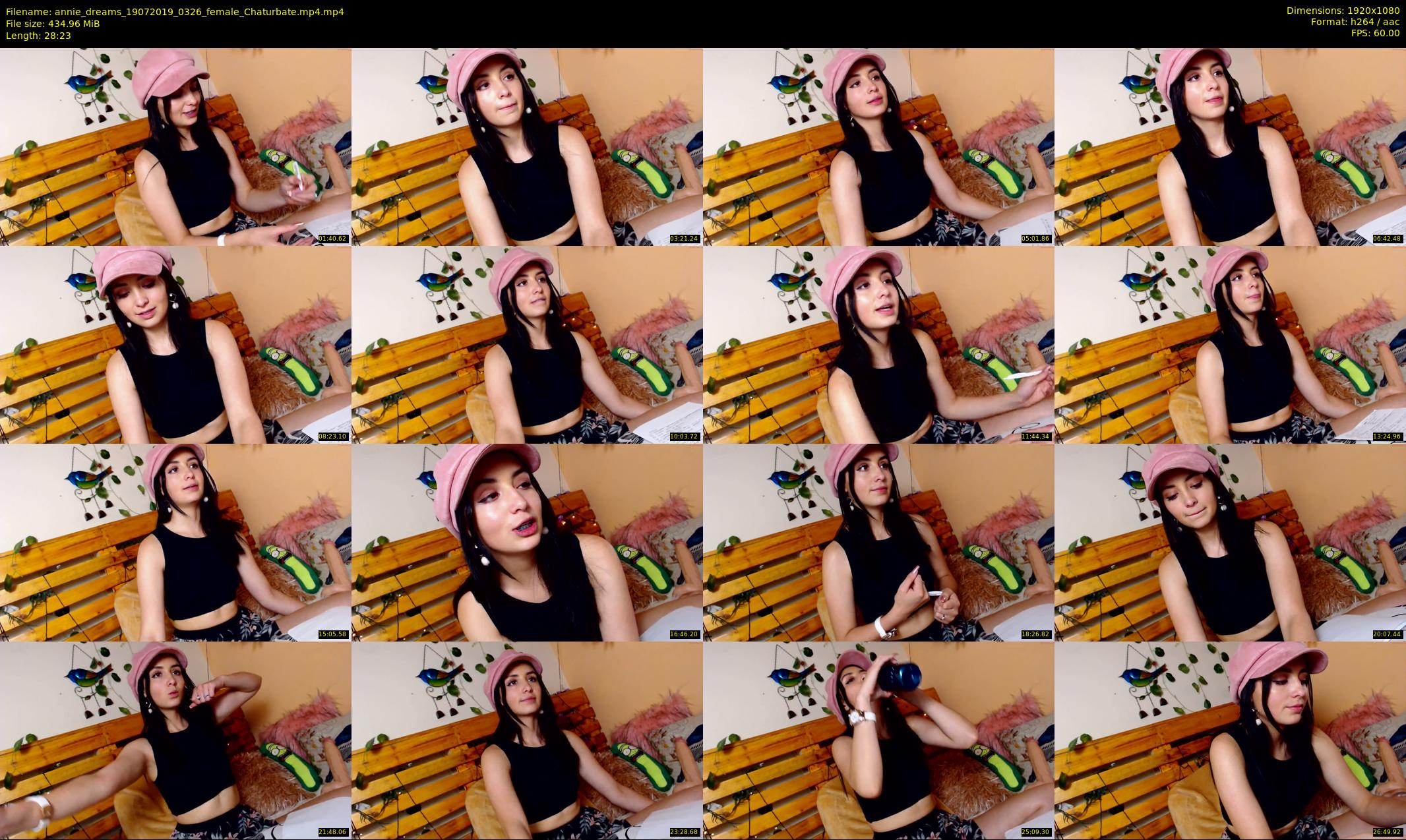 annie_dreams — 29 minute Chaturbate female cam show recording, 1080p, Jul 19, 2019