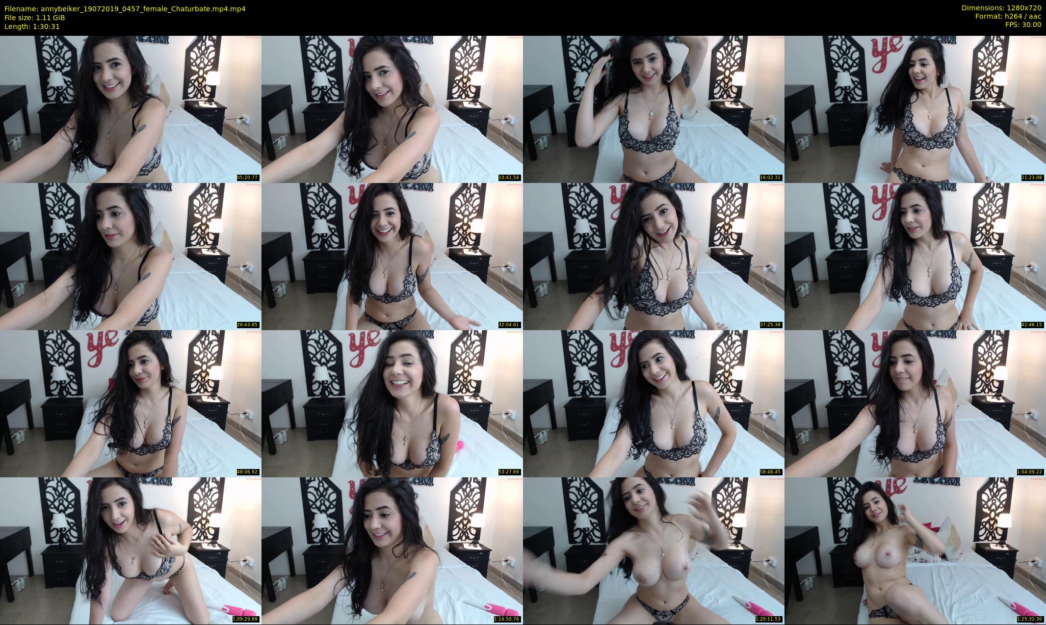 annybeiker — 91 minute Chaturbate female cam show recording, 720p, Jul 19, 2019