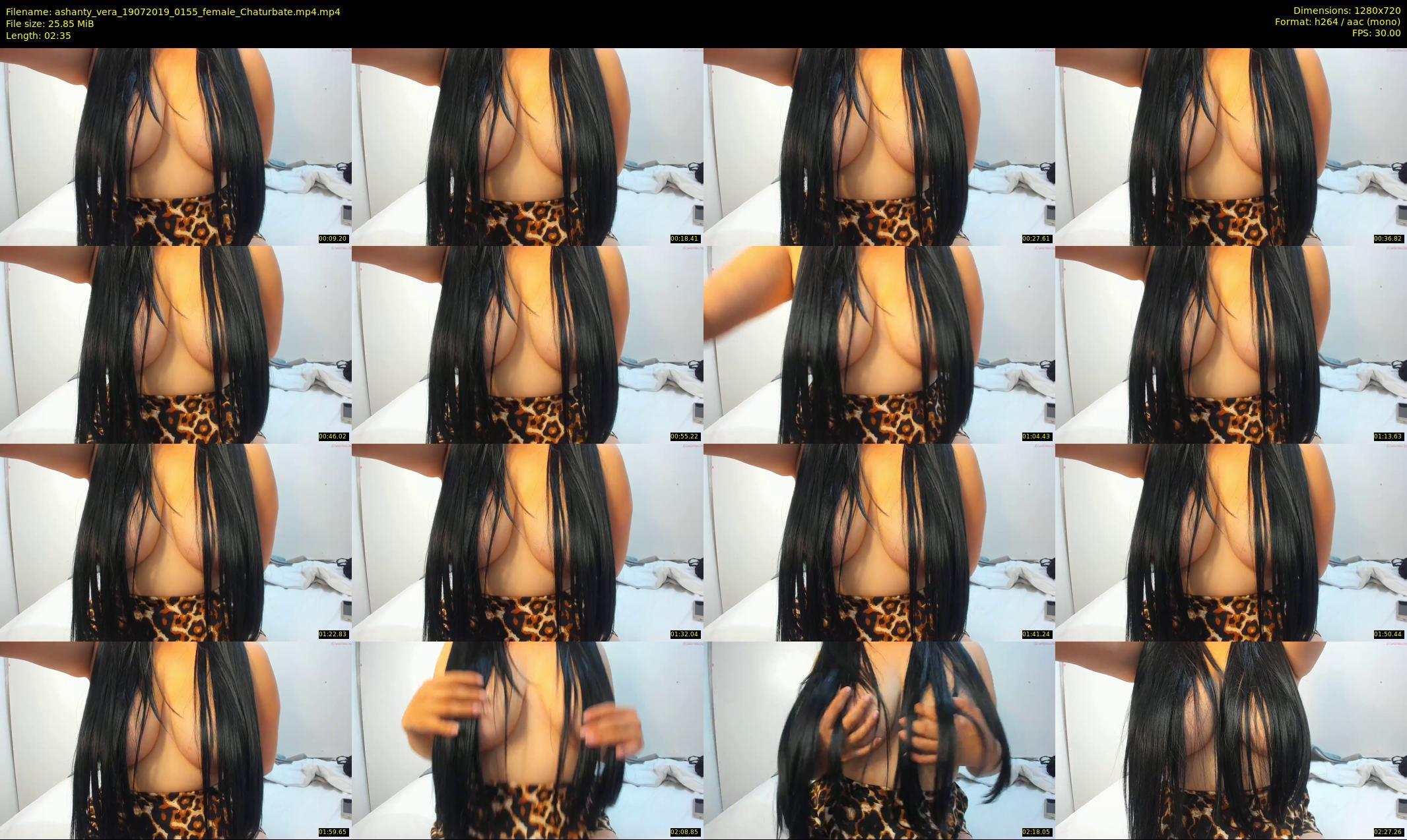 ashanty_vera — 3 minute Chaturbate couple cam show recording, 720p, Jul 19, 2019