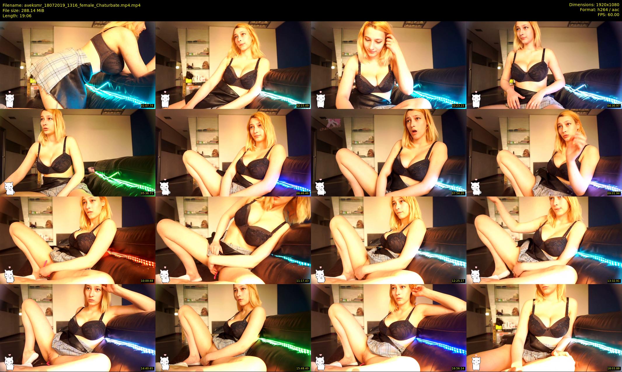 aveksmr — 20 minute Chaturbate couple cam show recording, 1080p, Jul 18, 2019
