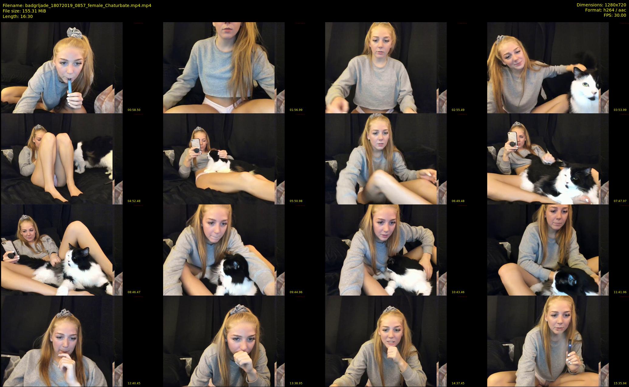 badgrljade — 17 minute Chaturbate female cam show recording, 720p, Jul 18, 2019