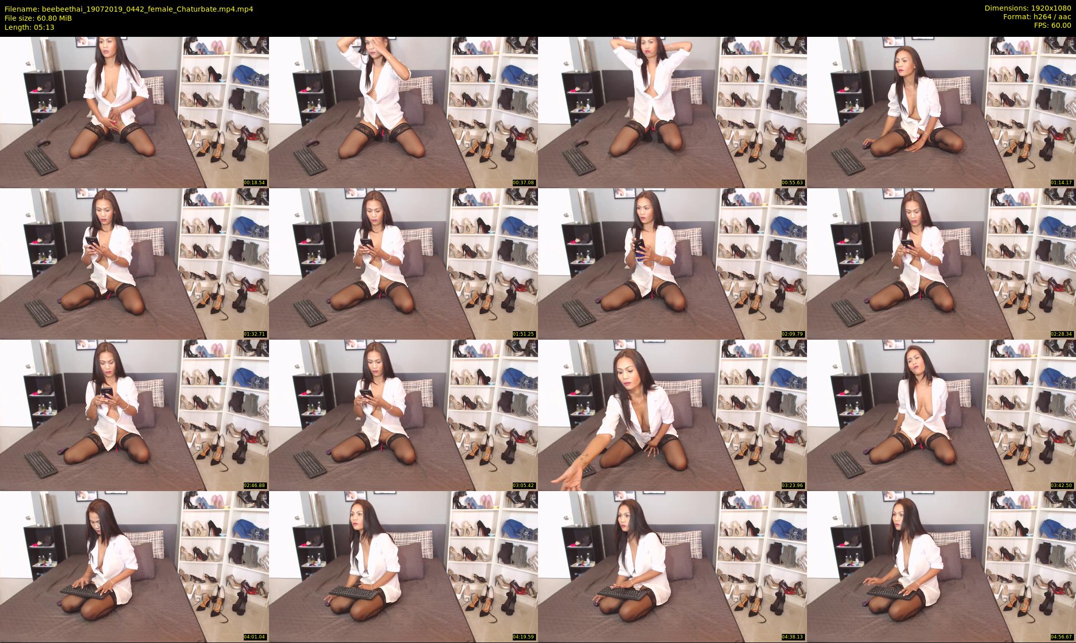 beebeethai — 6 minute Chaturbate female cam show recording, 1080p, Jul 19, 2019