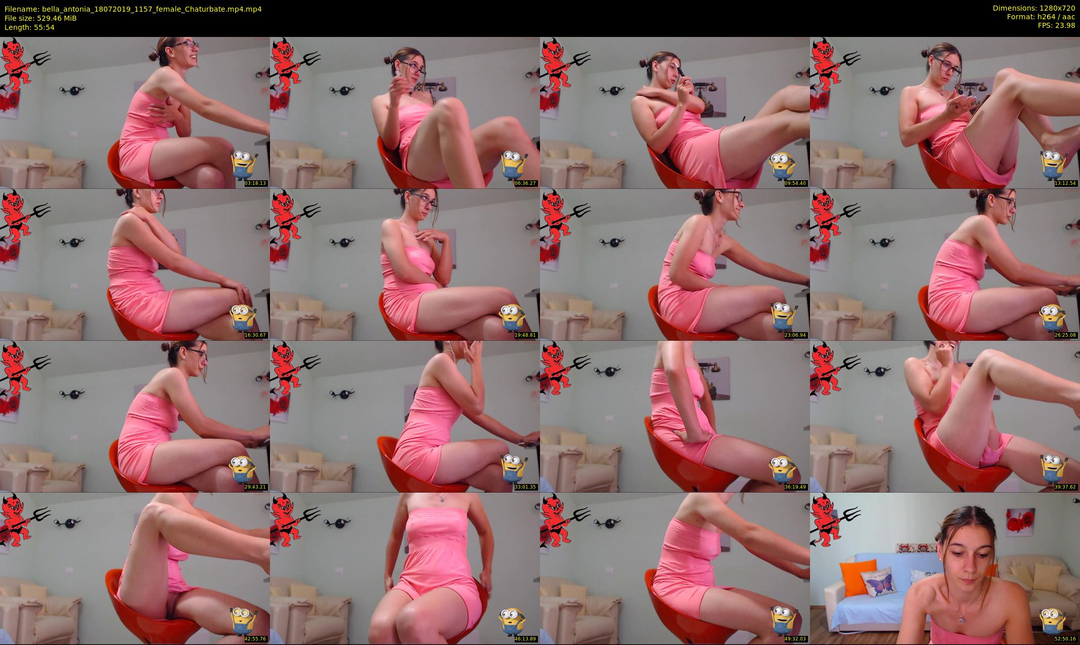 bella_antonia — 56 minute Chaturbate female cam show recording, 720p, Jul 18, 2019