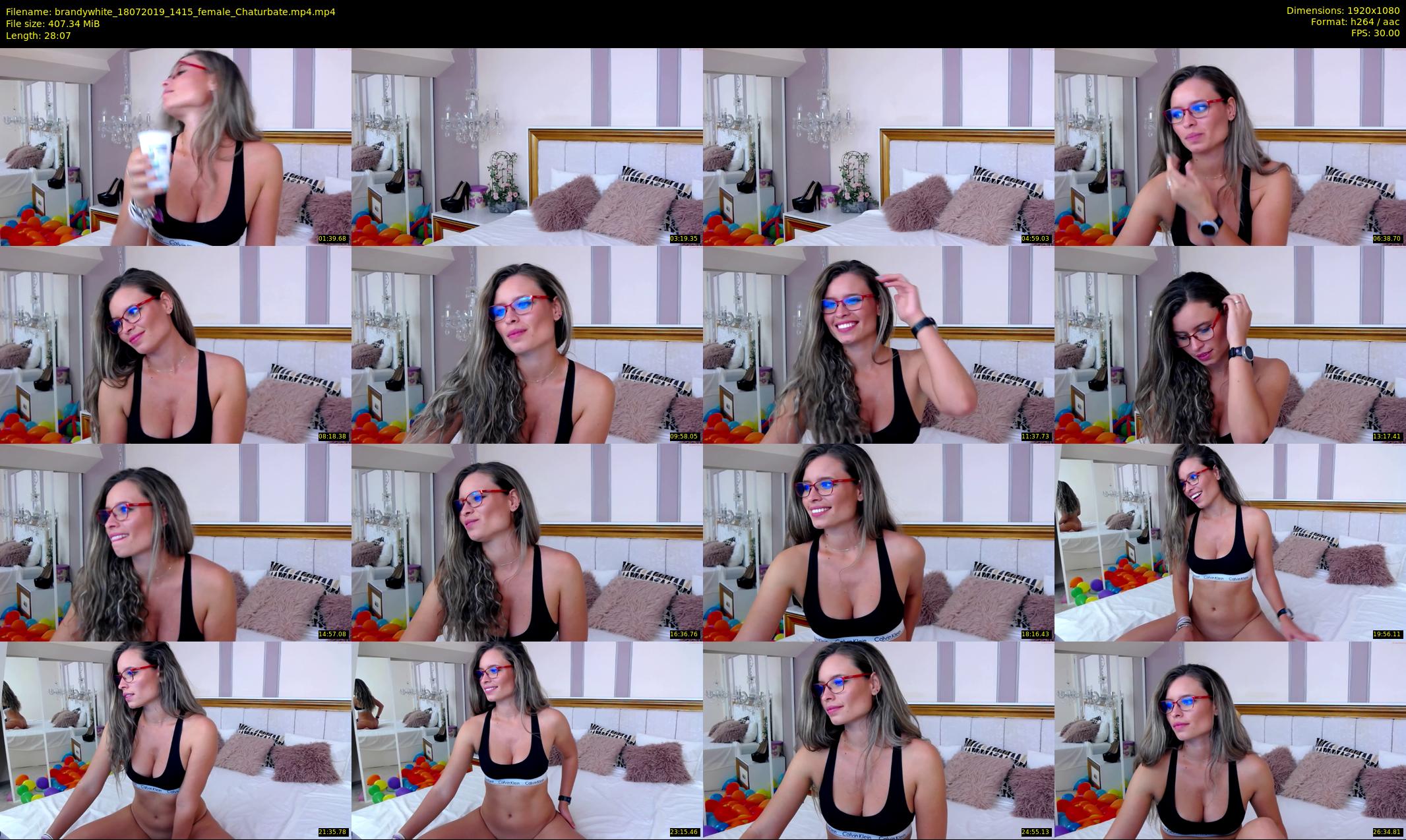 brandywhite — 29 minute Chaturbate female cam show recording, 1080p, Jul 18, 2019