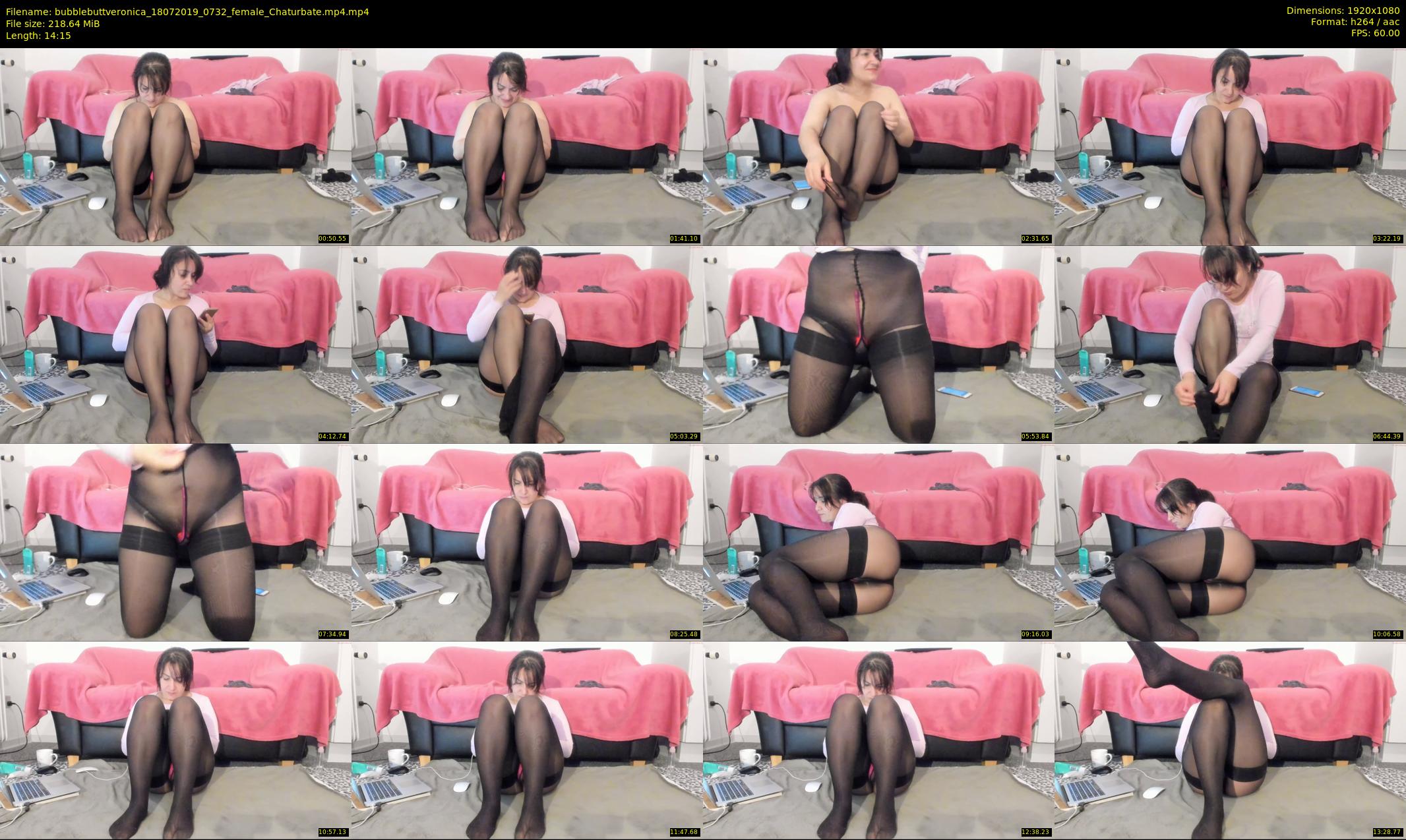 bubblebuttveronica — 15 minute Chaturbate female cam show recording, 1080p, Jul 18, 2019