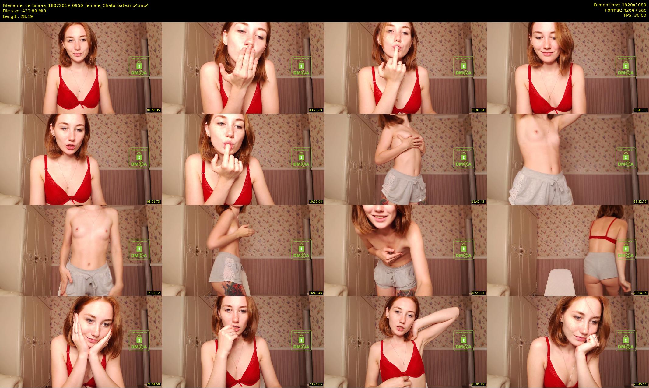 certinaaa — 29 minute Chaturbate female cam show recording, 1080p, Jul 18, 2019