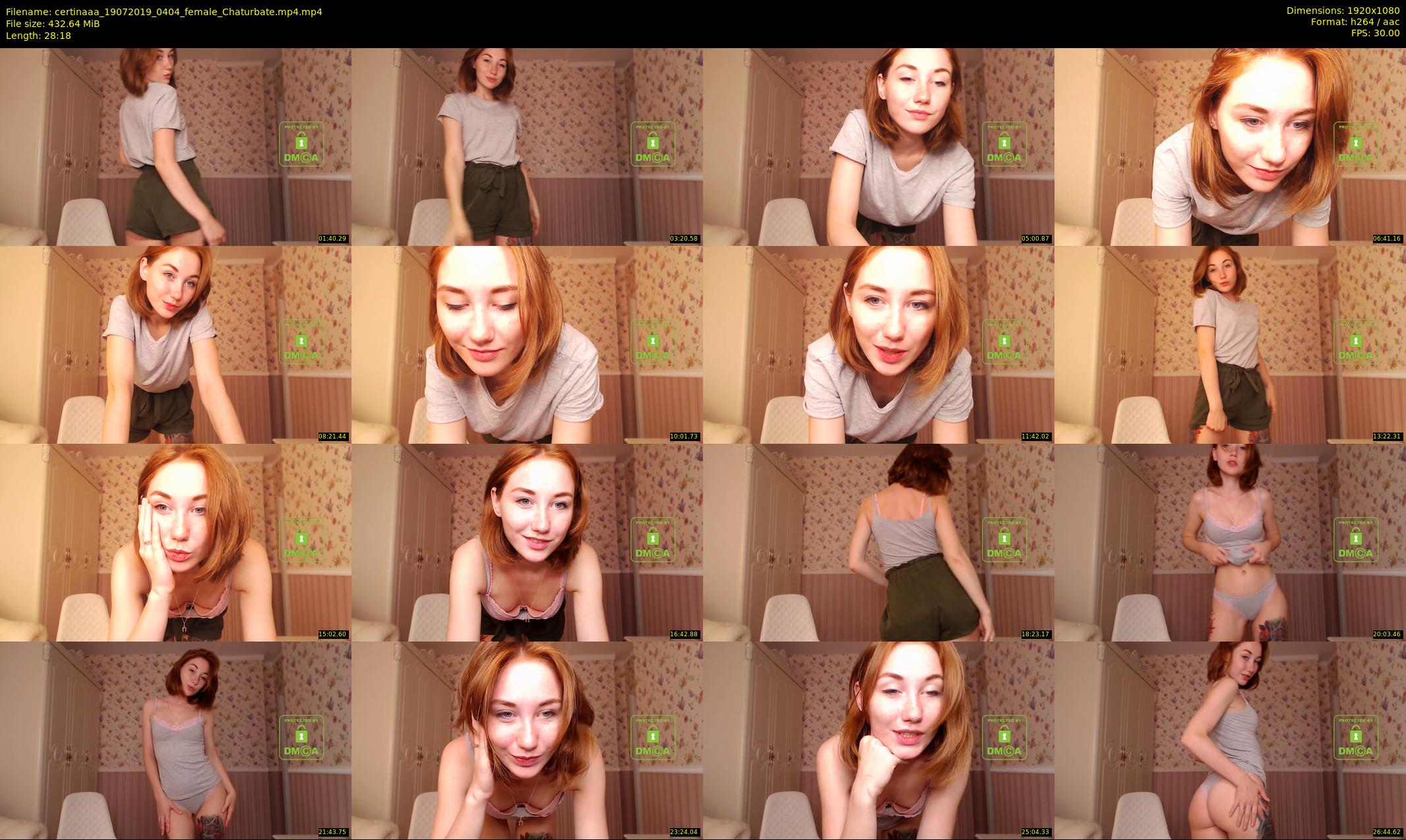 certinaaa — 29 minute Chaturbate female cam show recording, 1080p, Jul 19, 2019