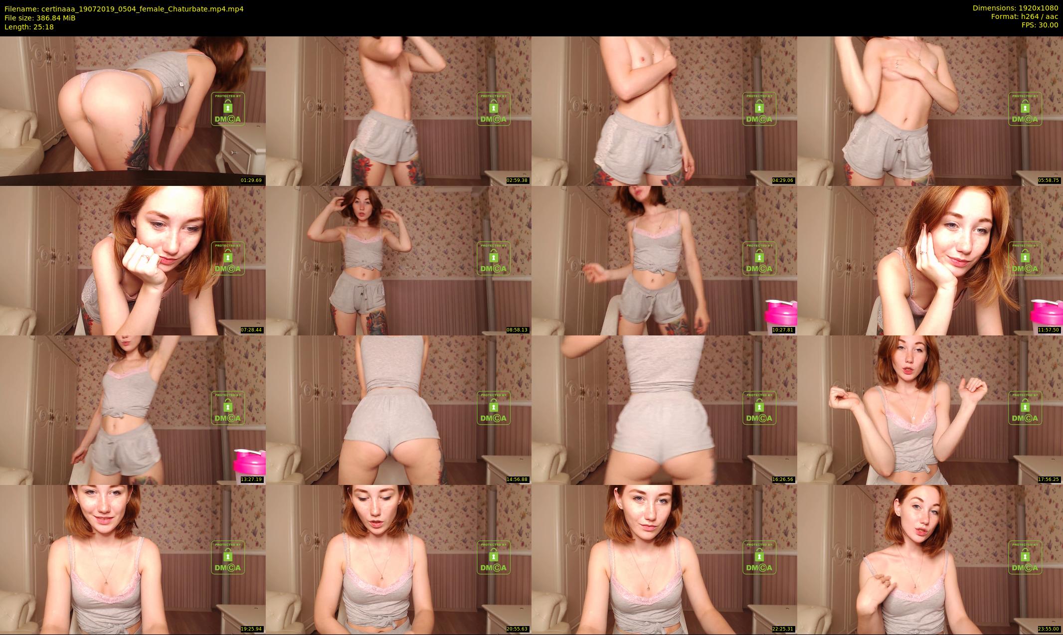certinaaa — 26 minute Chaturbate female cam show recording, 1080p, Jul 19, 2019