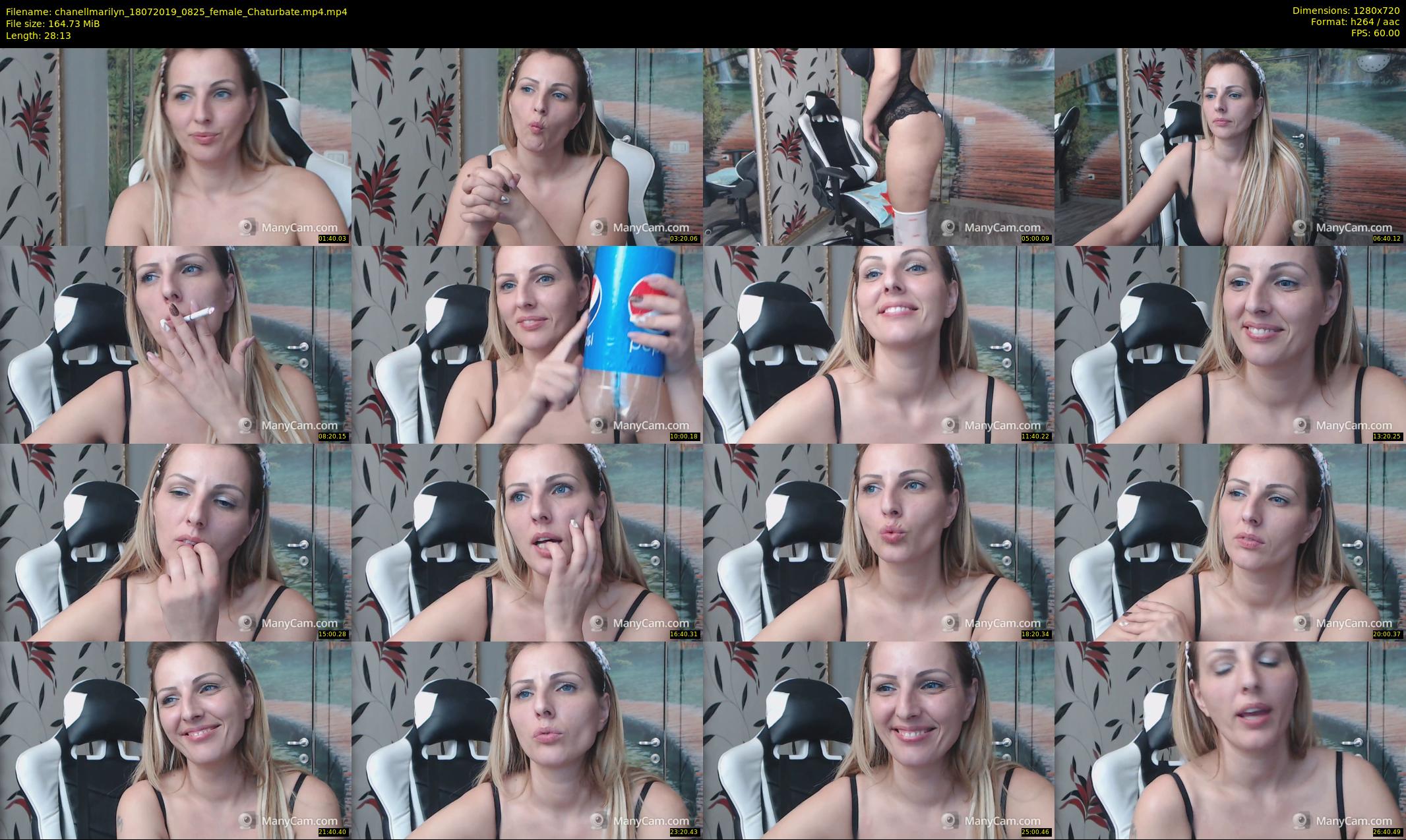 chanellmarilyn — 29 minute Chaturbate female cam show recording, 720p, Jul 18, 2019