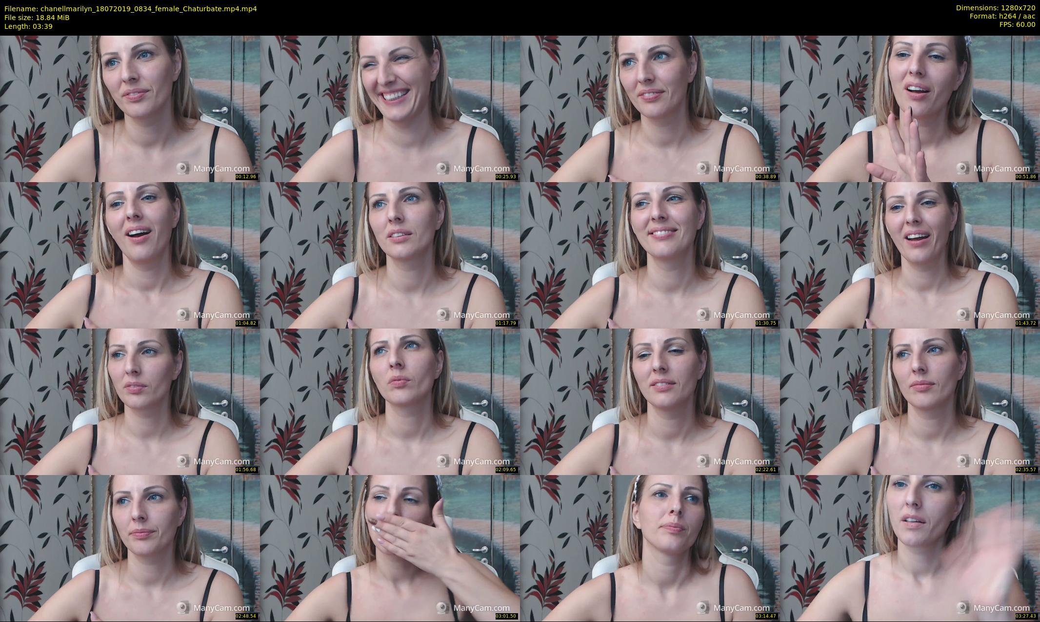 chanellmarilyn — 4 minute Chaturbate female cam show recording, 720p, Jul 18, 2019
