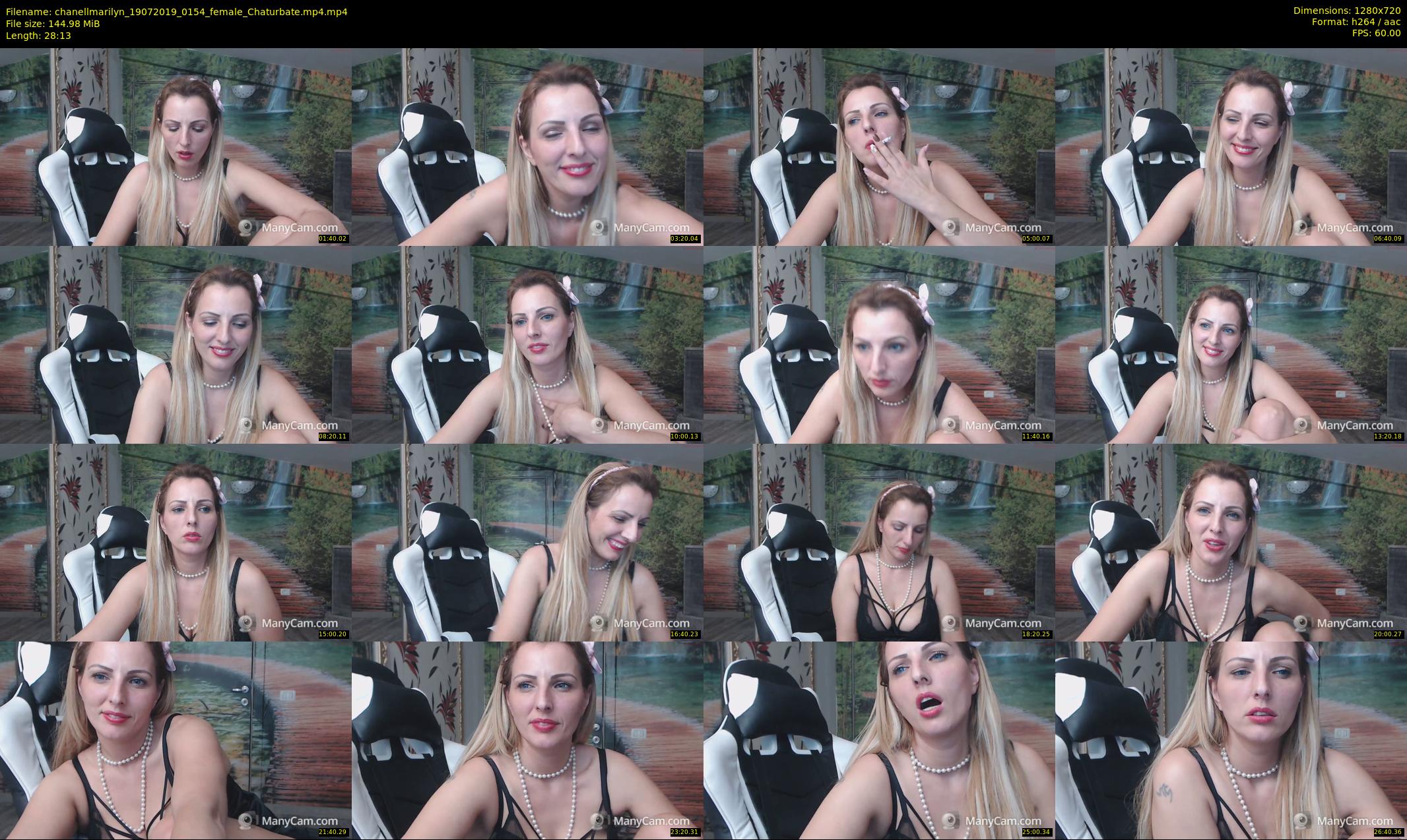 chanellmarilyn — 29 minute Chaturbate female cam show recording, 720p, Jul 19, 2019