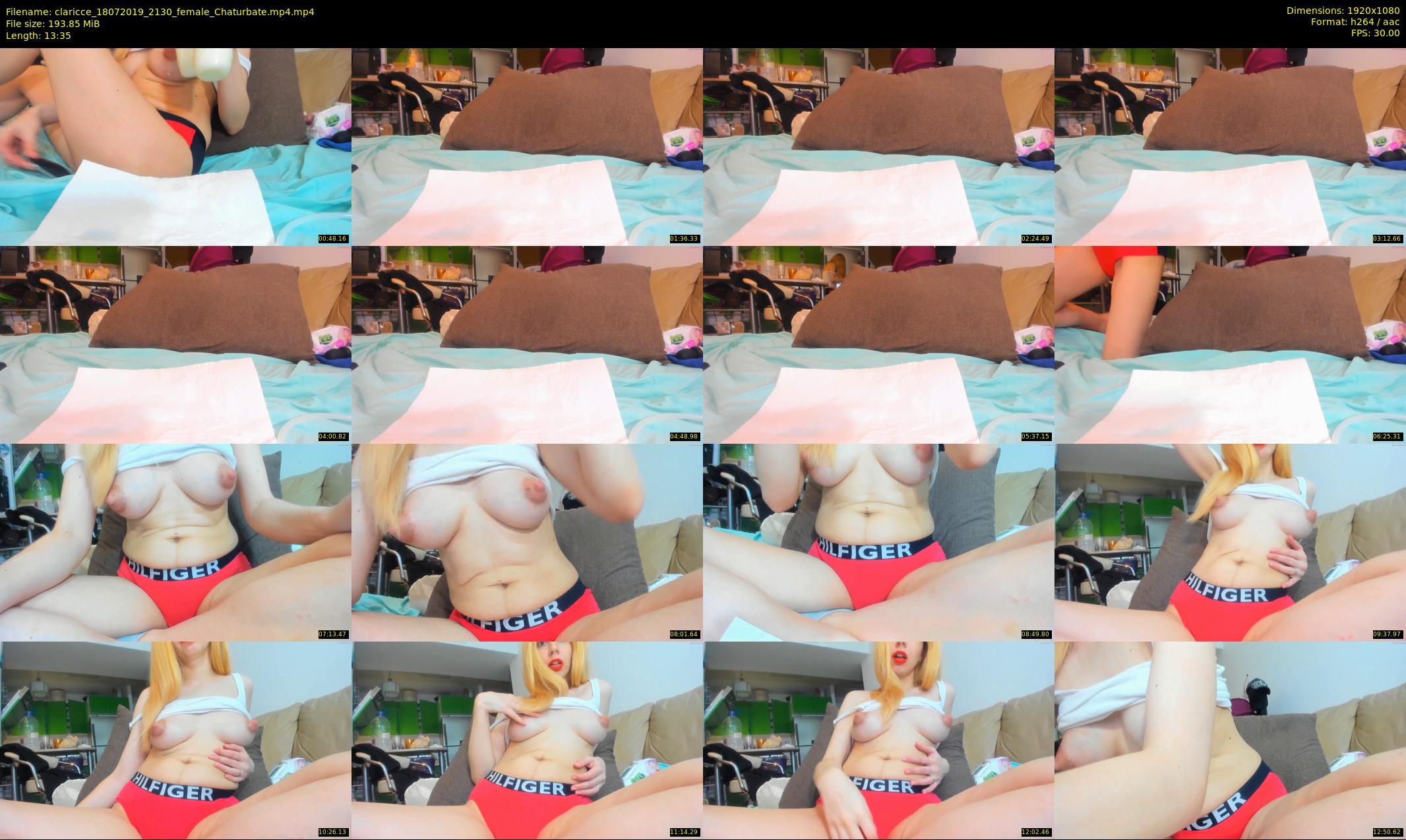 claricce — 14 minute Chaturbate female cam show recording, 1080p, Jul 18, 2019