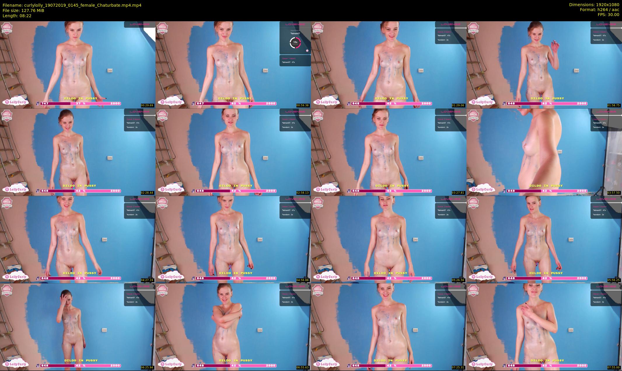 curlylolly — 9 minute Chaturbate female cam show recording, 1080p, Jul 19, 2019